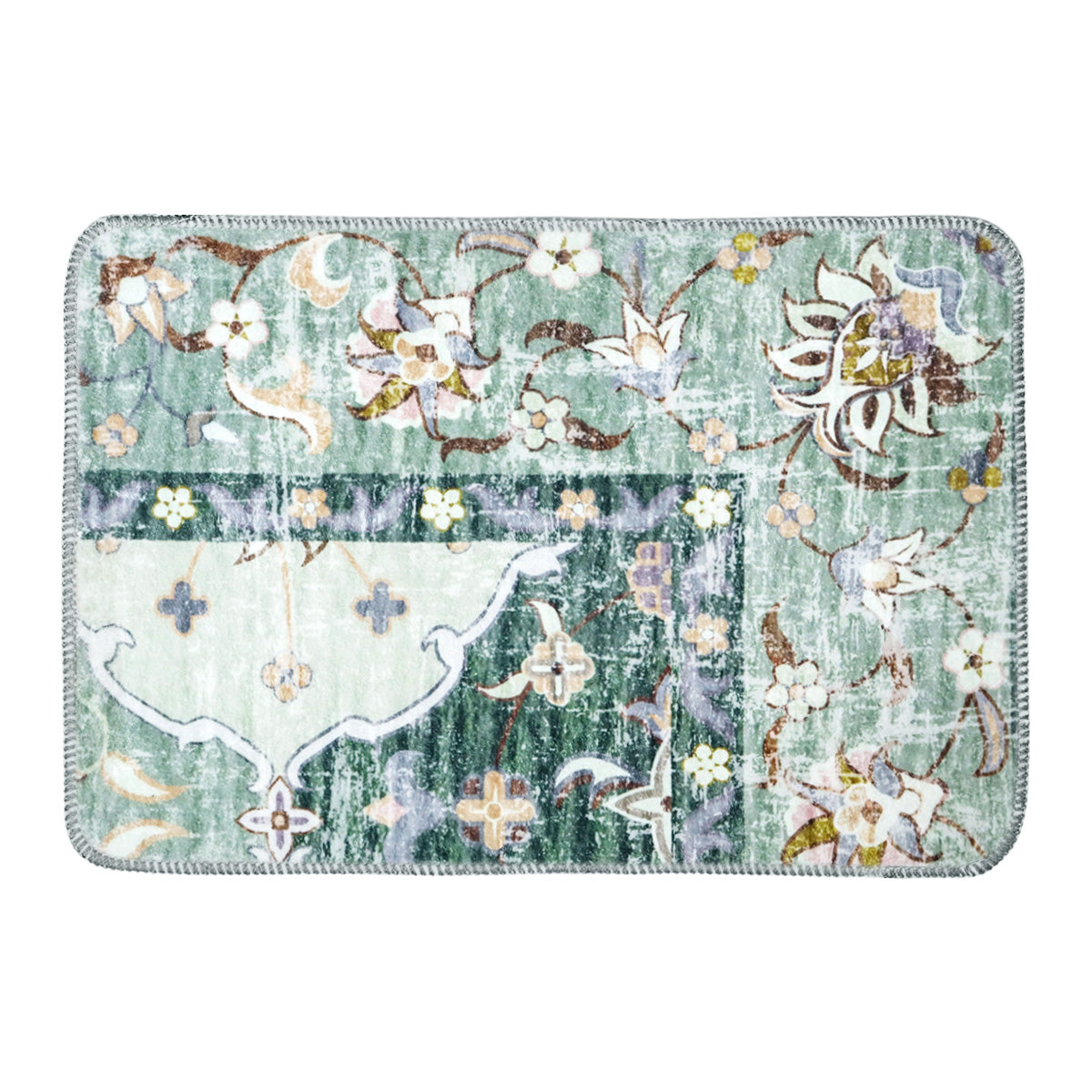 Tapete con Diseño Vintage Verde, 40x60 cm