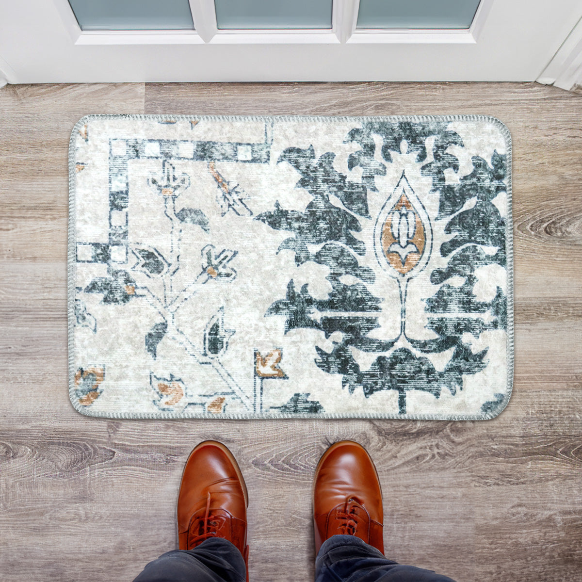 Tapete con Diseño Vintage Beige, 40x60 cm