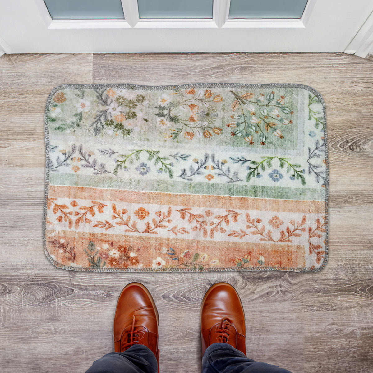 Tapete Diseño Flores, 40x60 cm