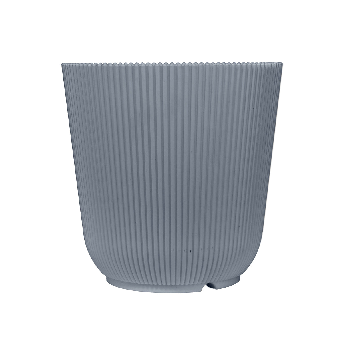 Maceta de Plástico, 13x13 cm, Color Gris