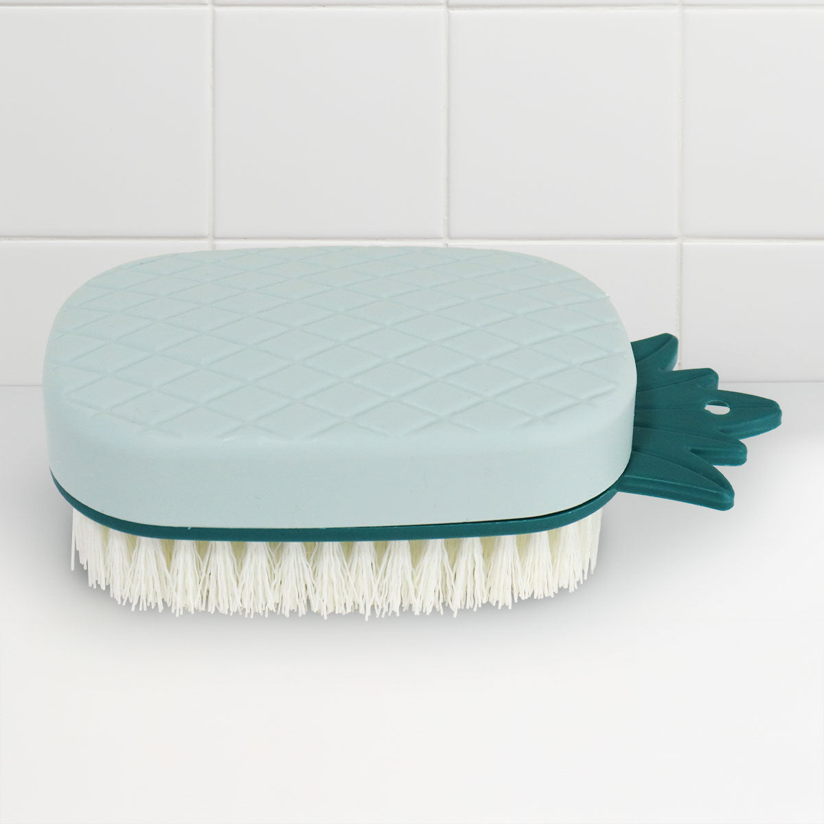 Cepillo Multiusos, Forma de Piña, Color Menta