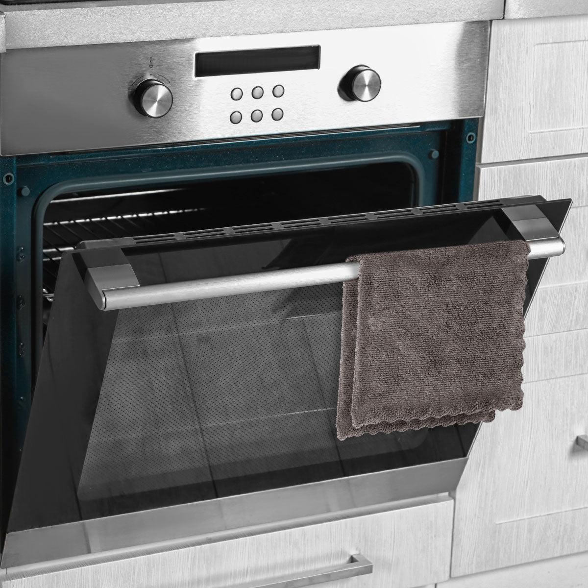 Trapo de Cocina, Color Gris Oxford