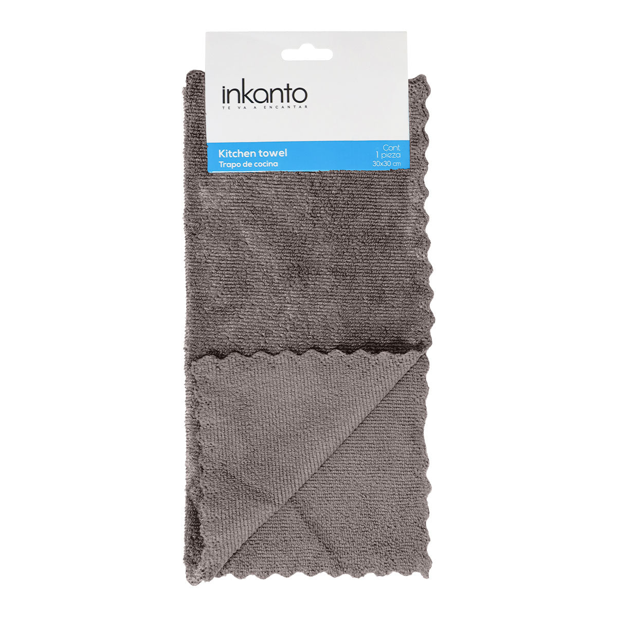 Trapo de Cocina, Color Gris Oxford