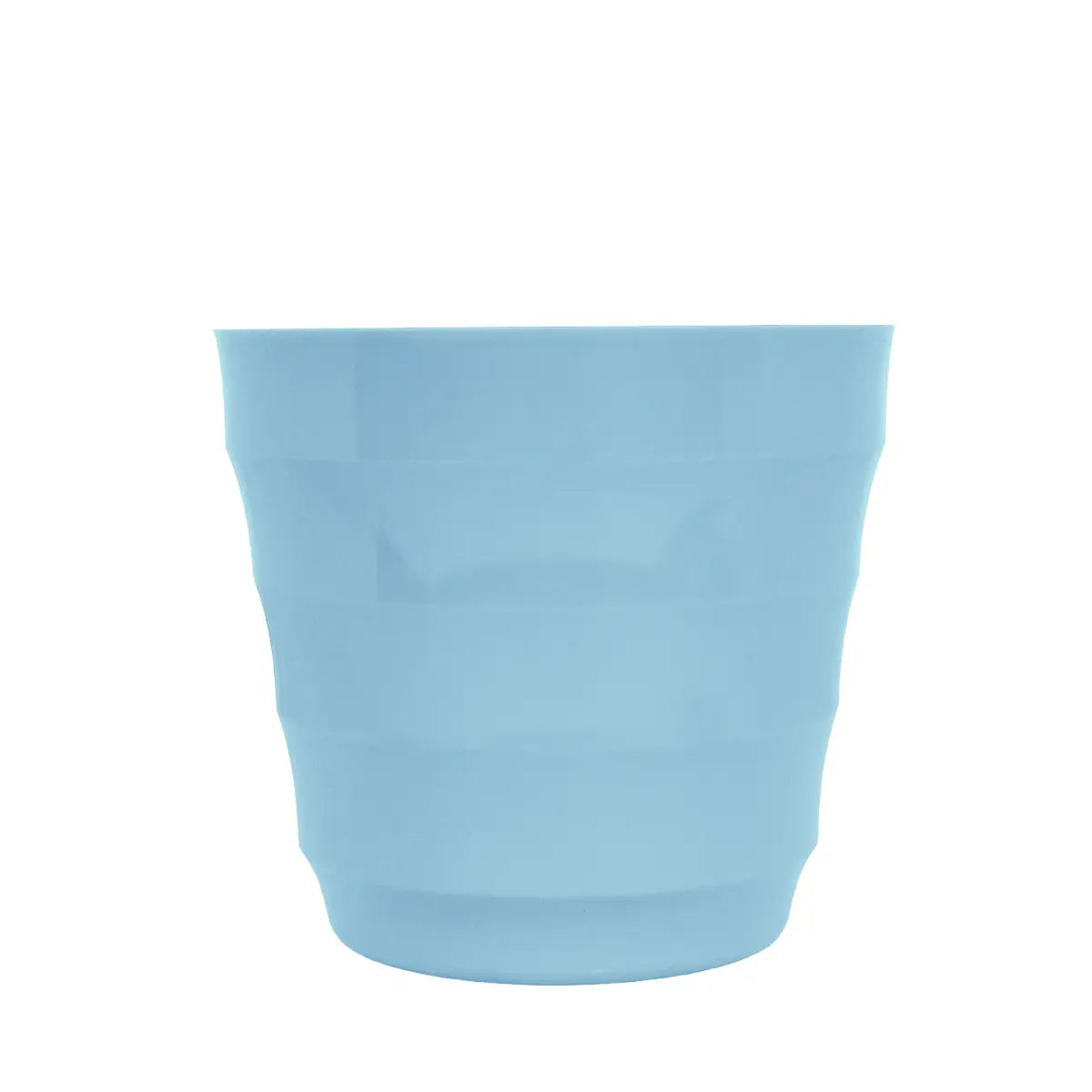 Maceta de Plástico, Color Azul, 16x15 cm