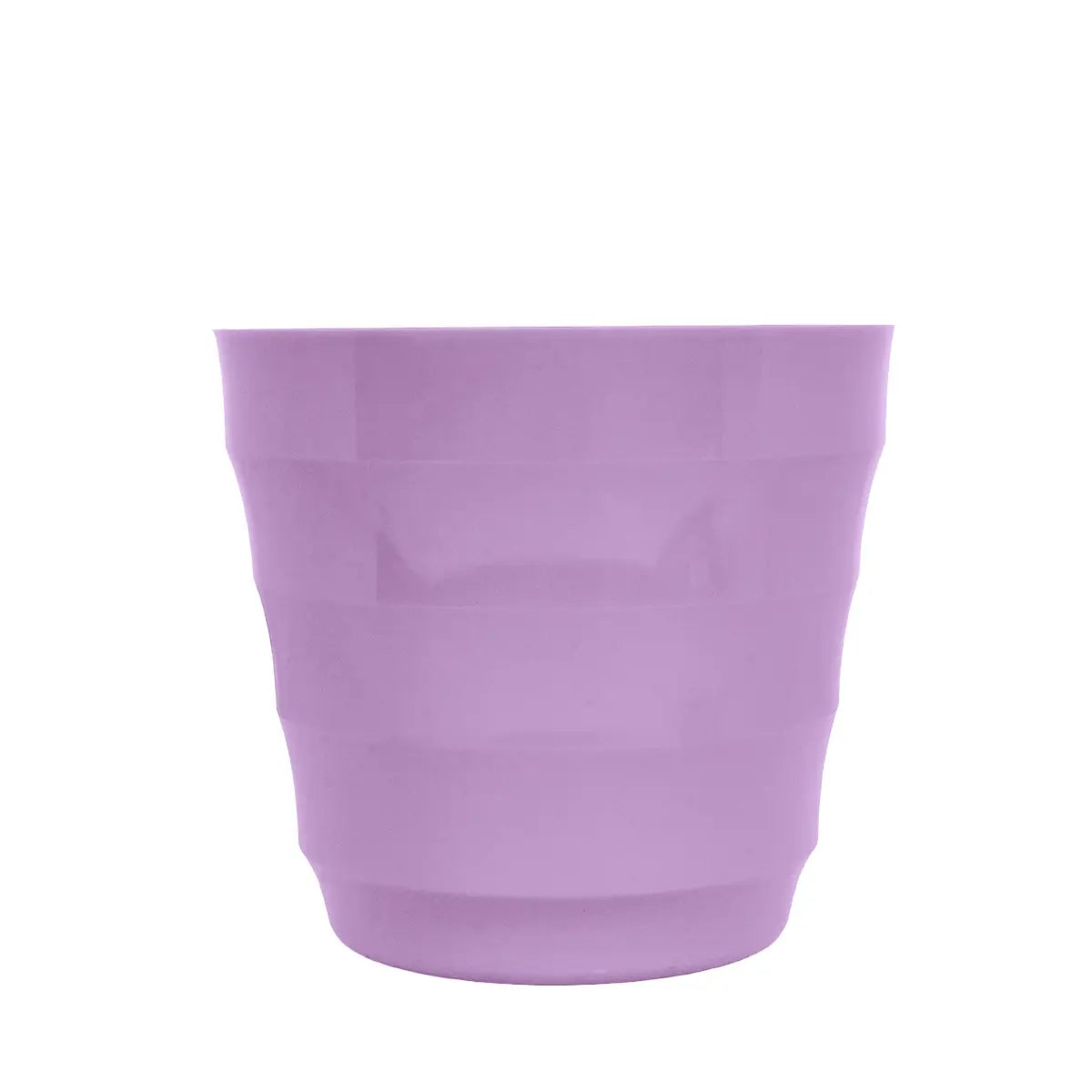 Maceta de Plástico, Color Morado, 16x15 cm