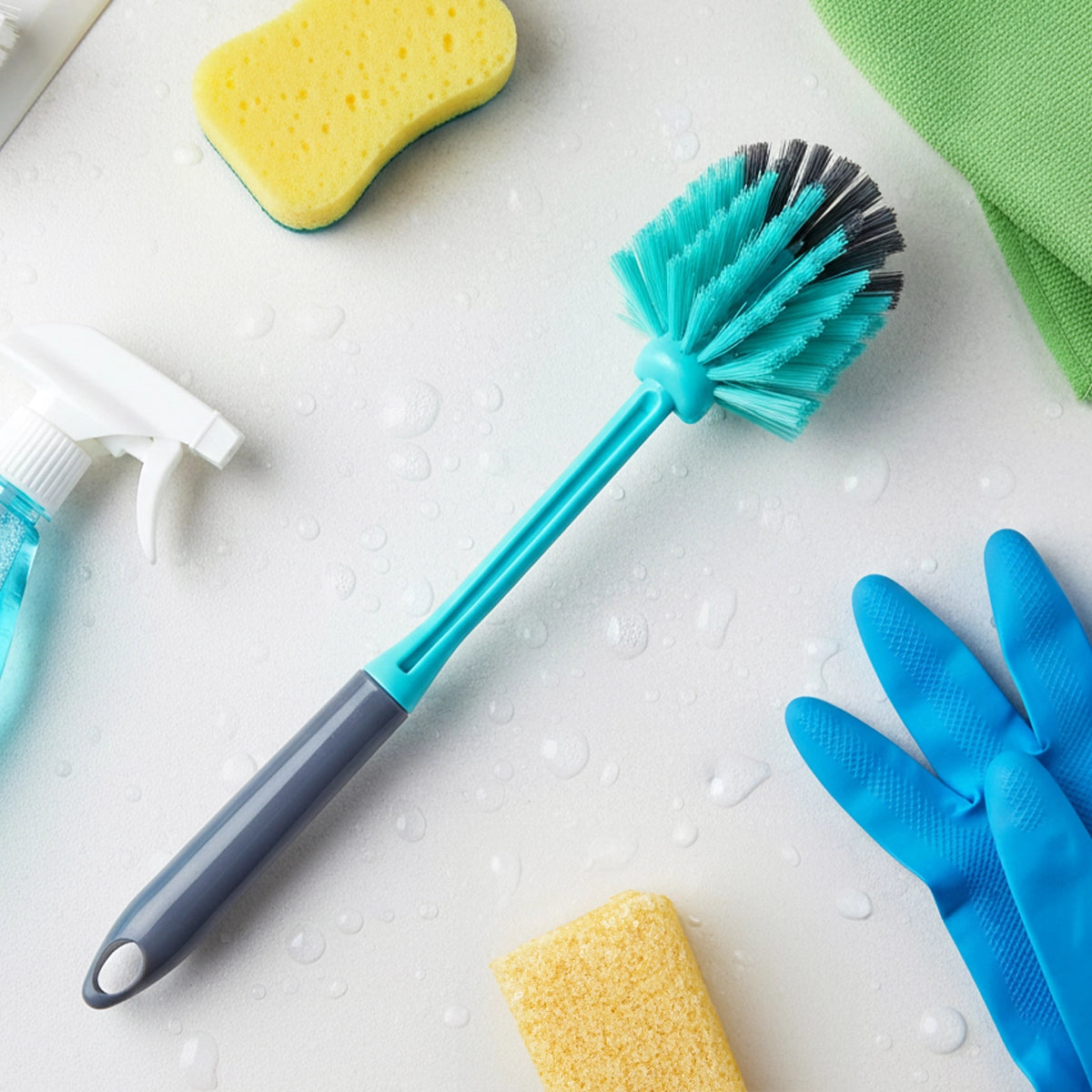 Cepillo con Mango, Color Verde