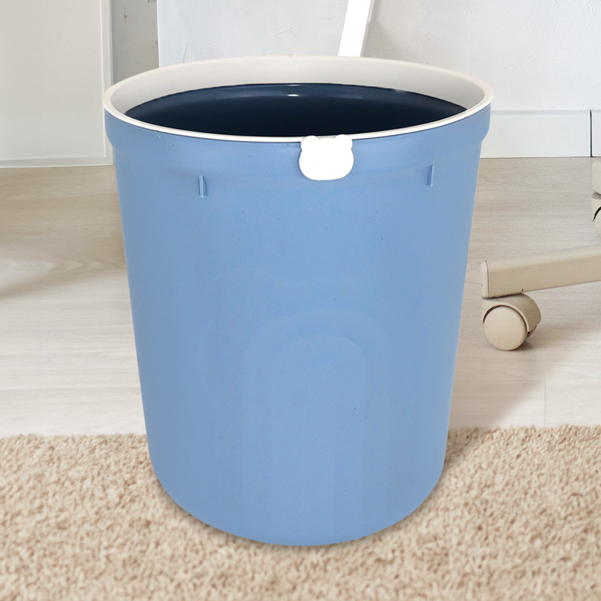 Cesto para Basura, Color Azul, 24x27 cm