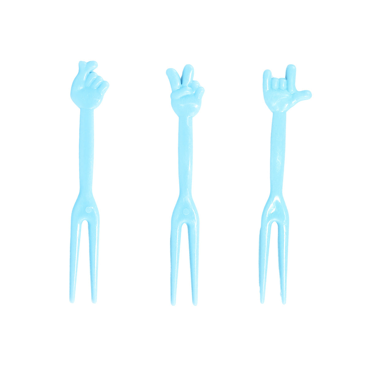 Palillos de Cóctel, Color Azul, 40 pzas