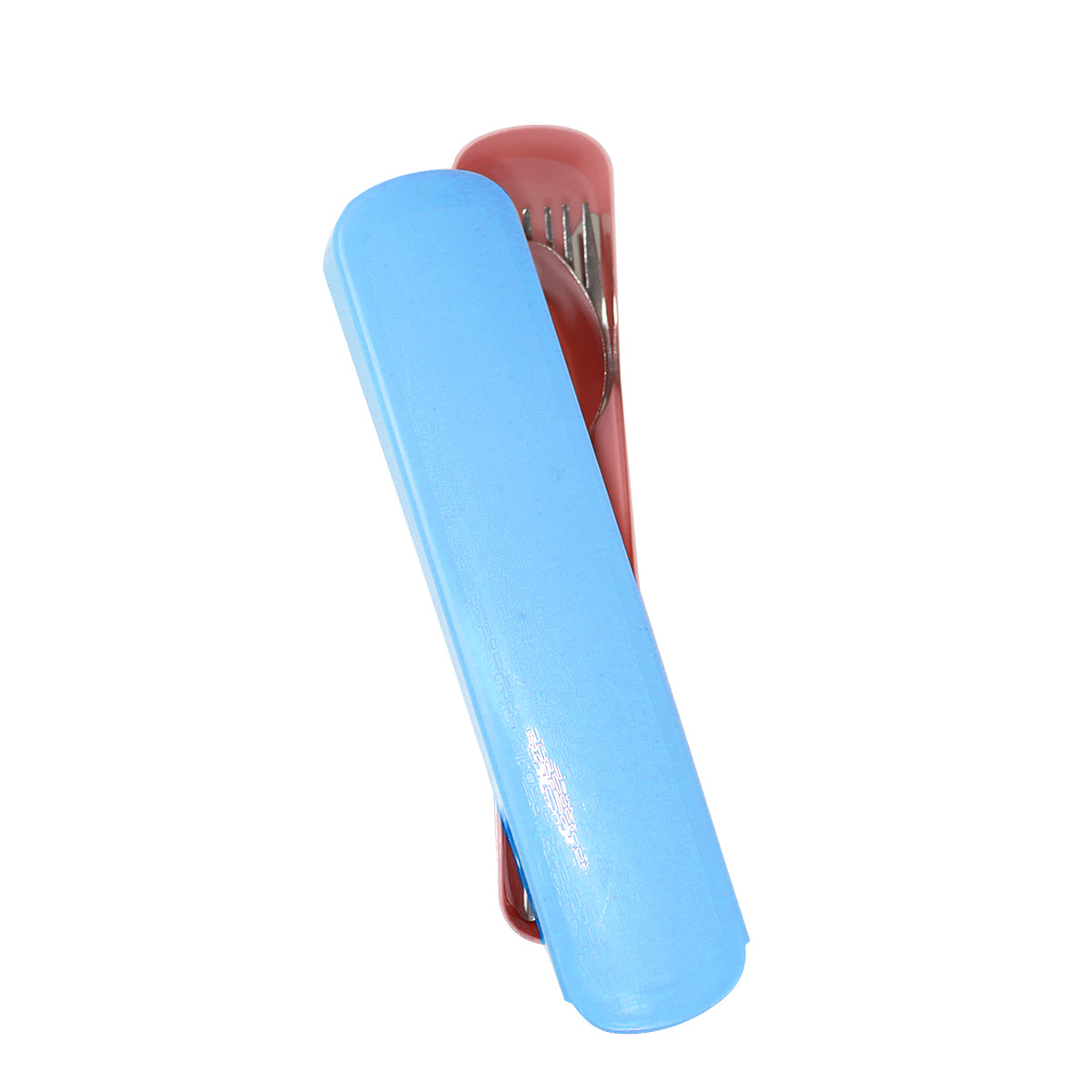 Estuche Color Azul con Cubiertos, 3 Pzas