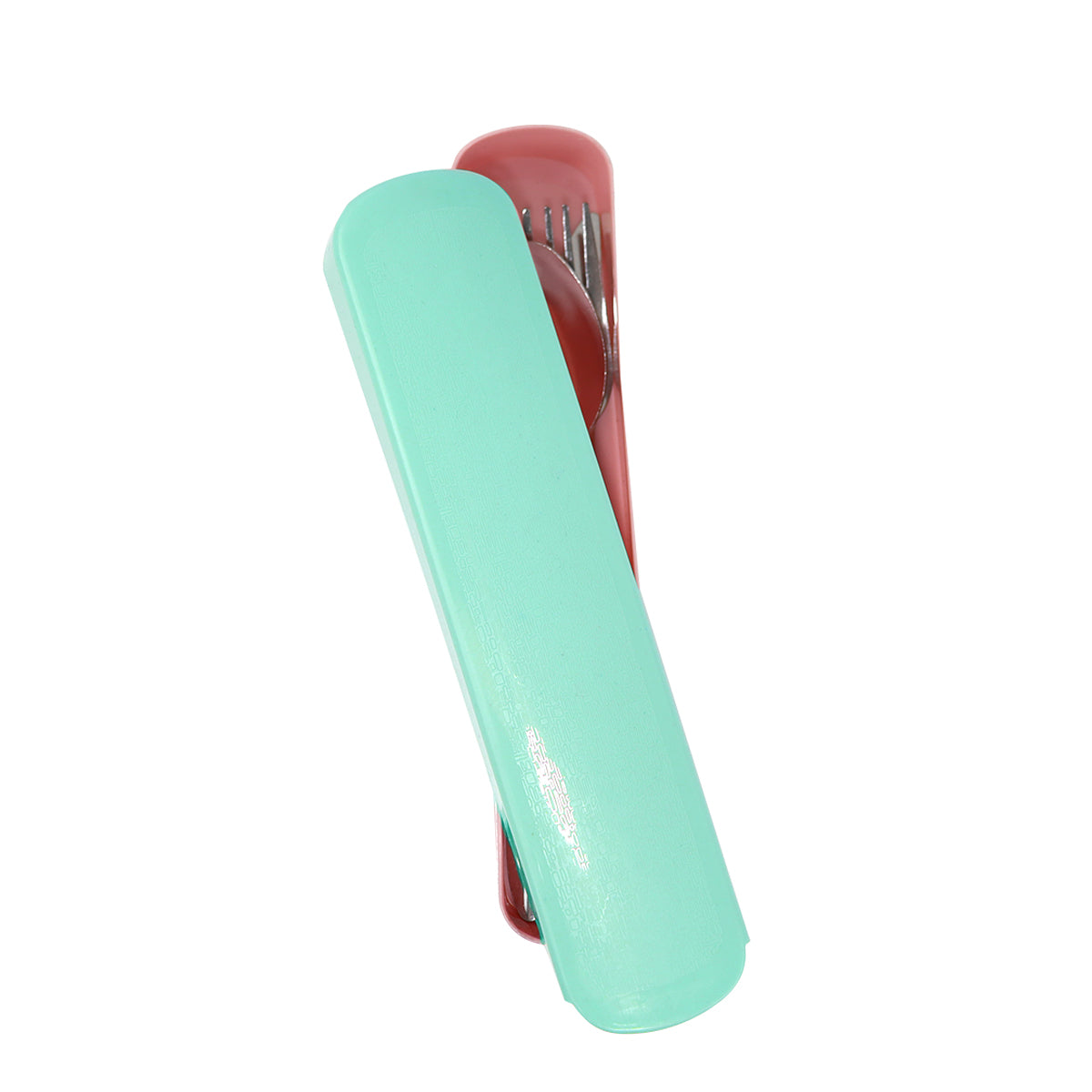 Estuche Color Verde con Cubiertos, 3 Pzas