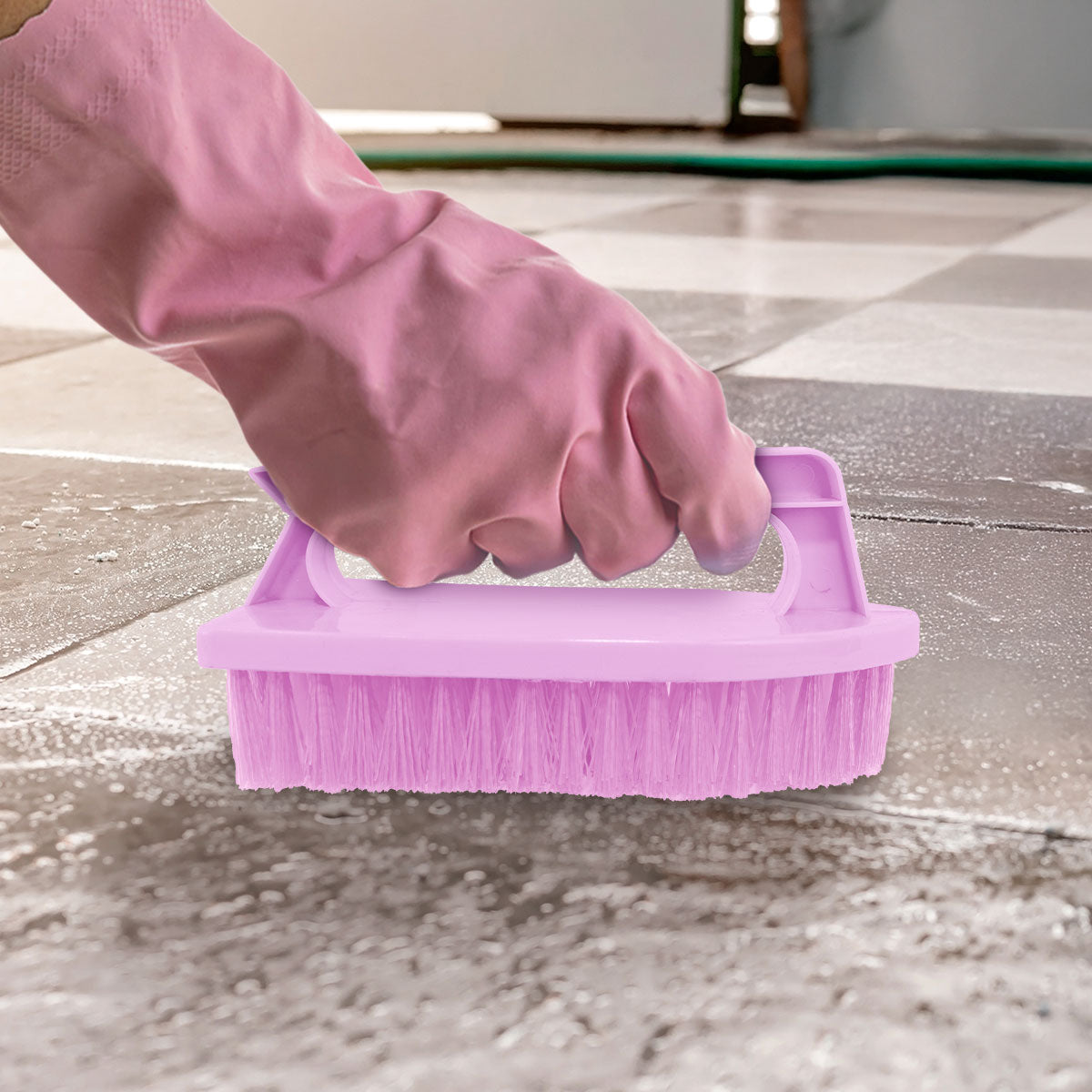 Cepillo Limpiador Multiusos, Color Lila