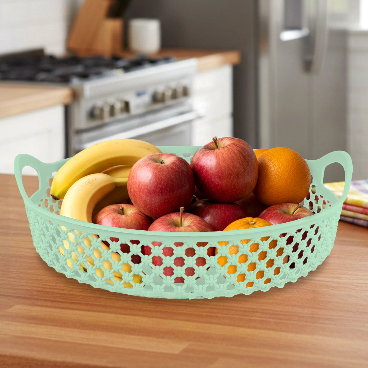 Canasta Circular, Color Verde