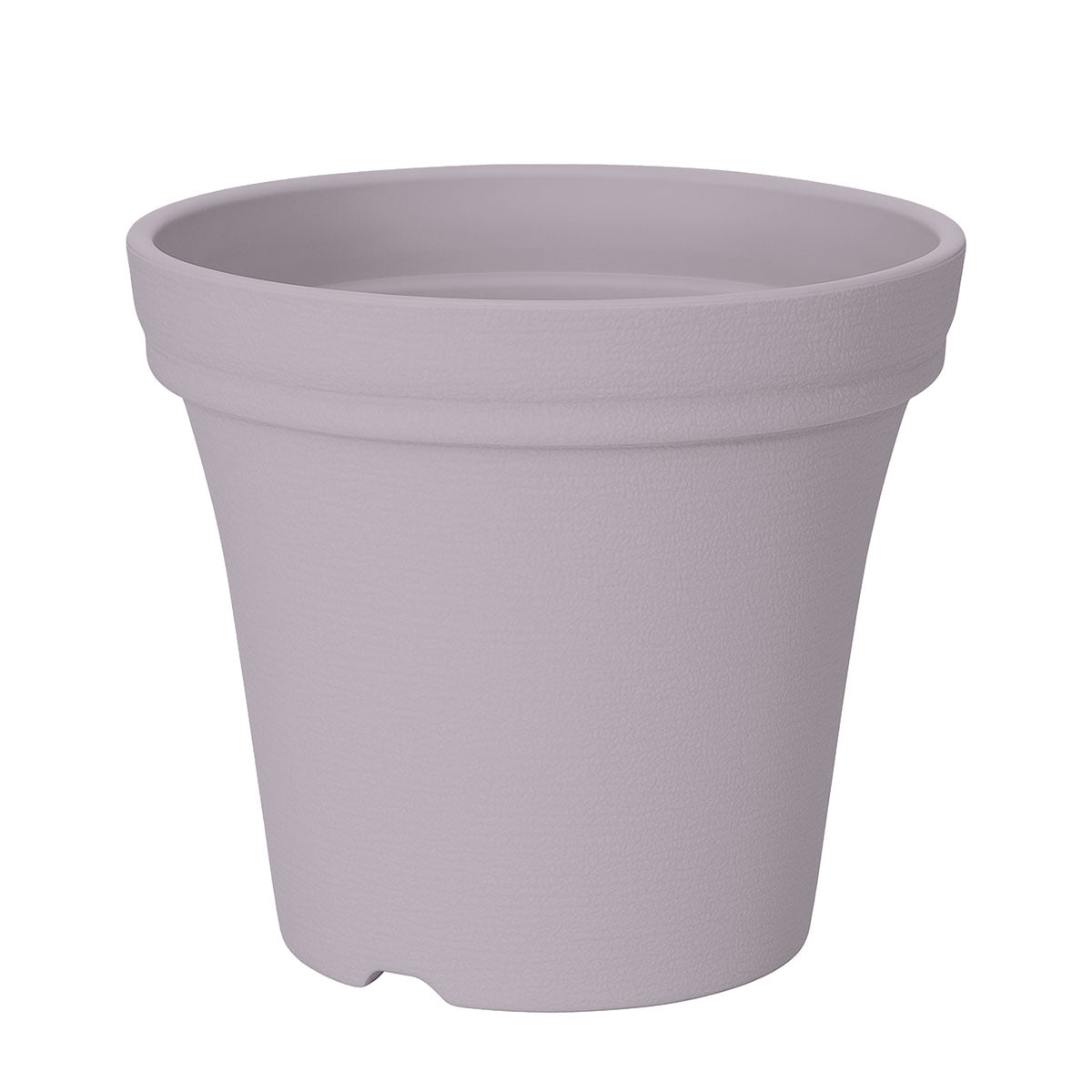 Maceta de Plástico, Color Gris, 15x12 cm