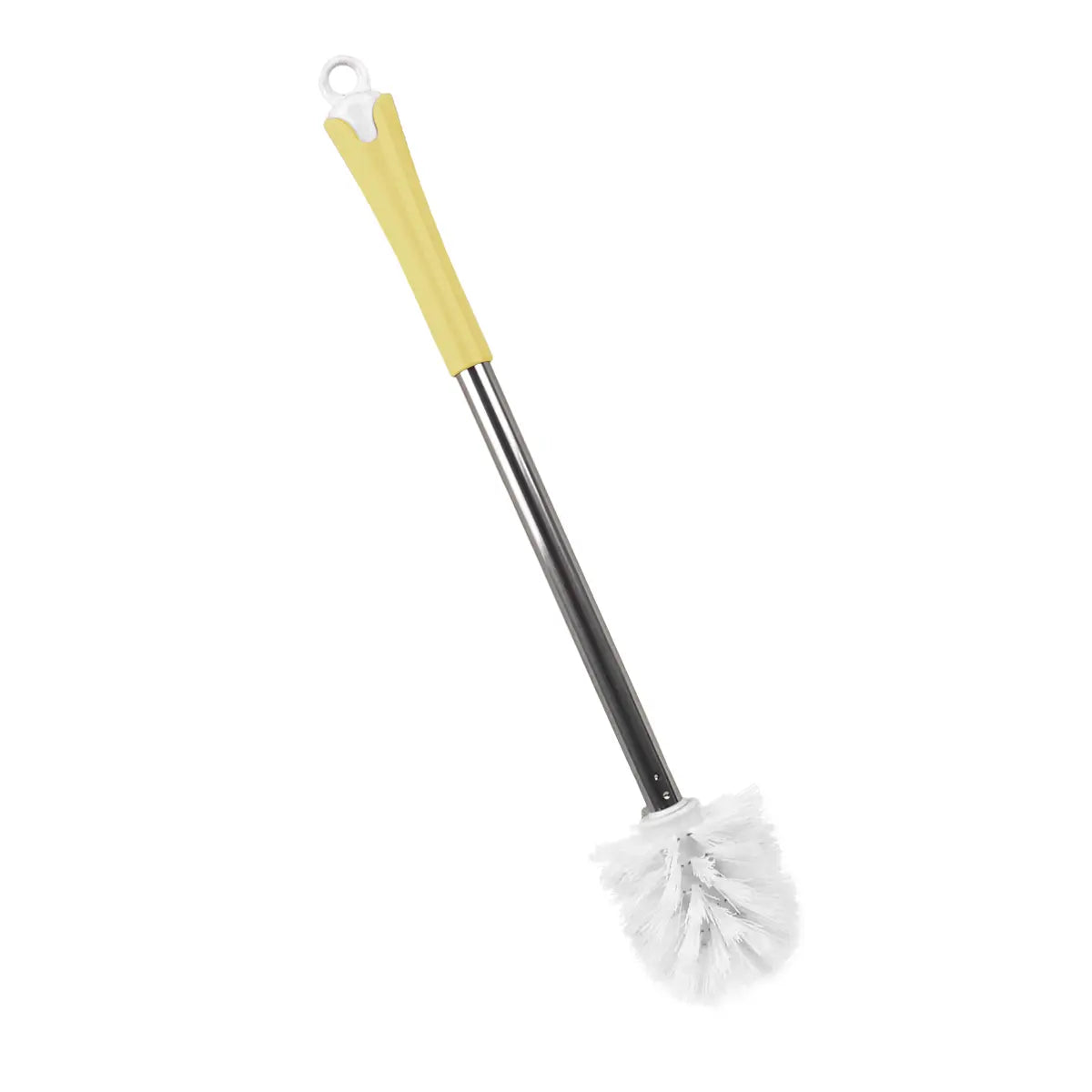 Cepillo con Base para Baño, Color Amarillo