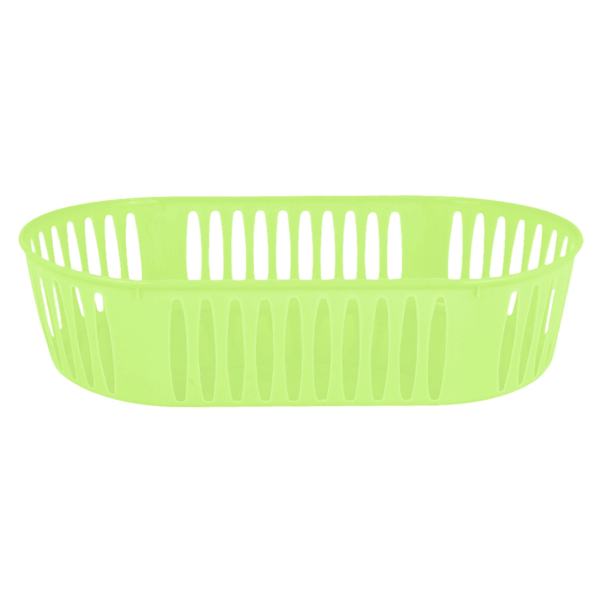 Canasta Ovalada, Color Verde
