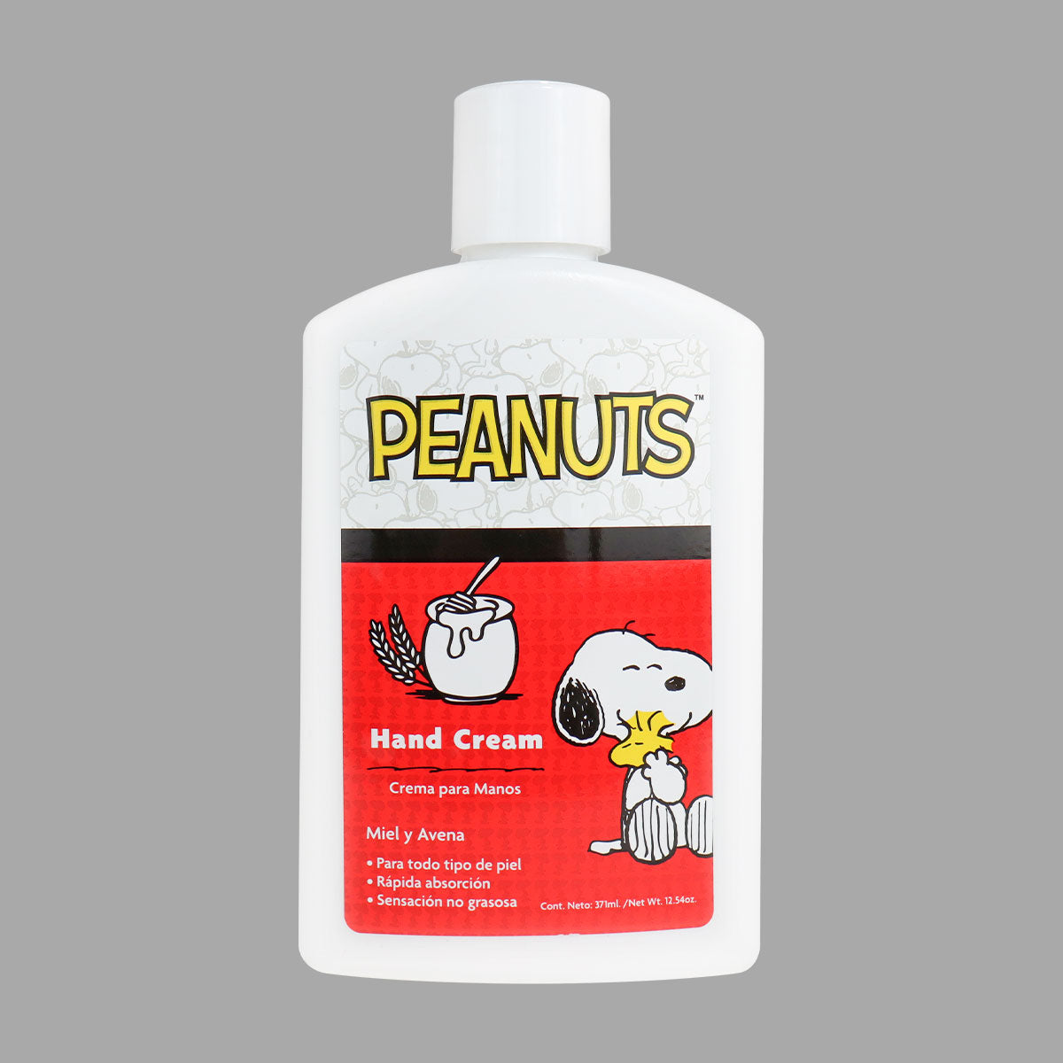 Crema para manos Miel y Avena, 370 ml, Peanuts