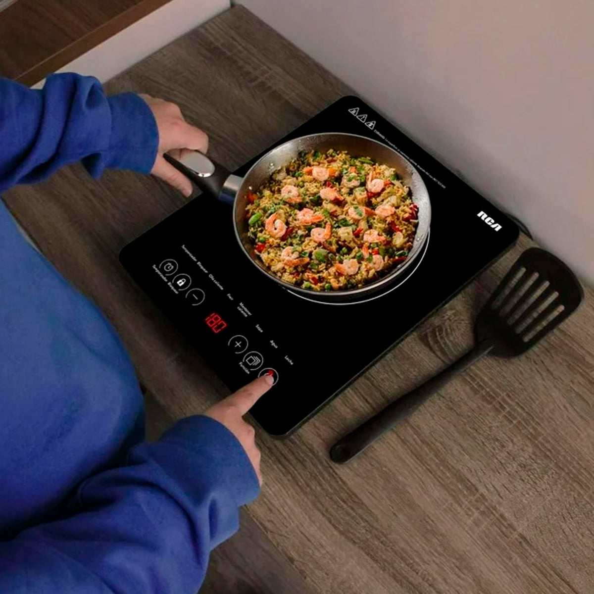 Parrilla de Inducción, RC-12A3, RCA, Color Negro