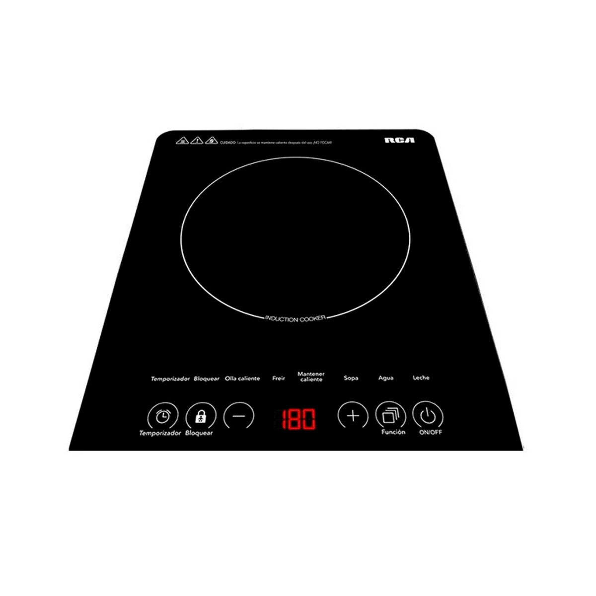 Parrilla de Inducción, RC-12A3, RCA, Color Negro