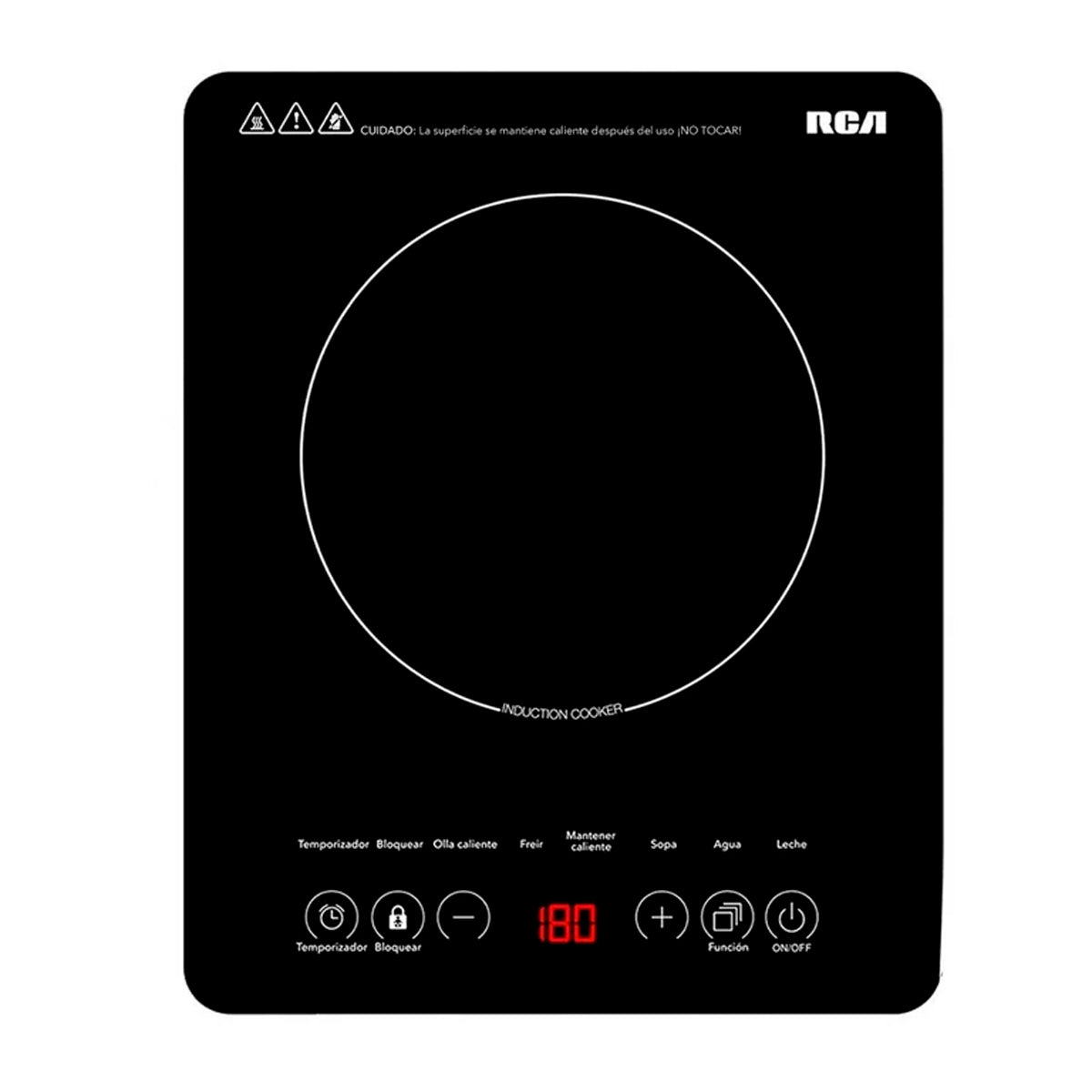 Parrilla de Inducción, RC-12A3, RCA, Color Negro