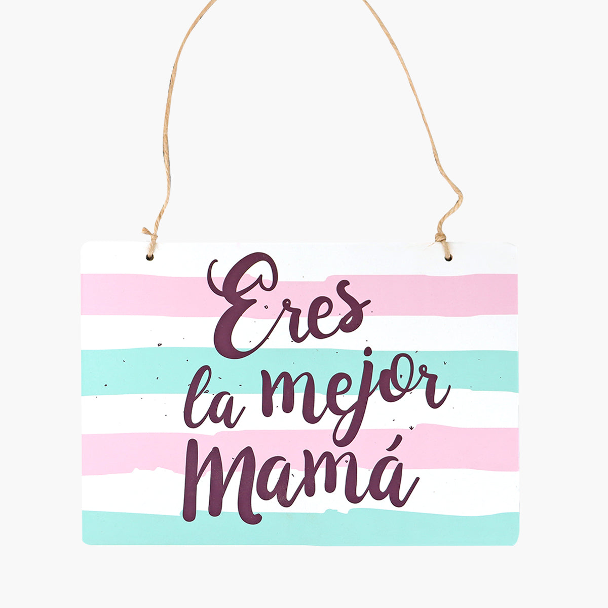 Decoración Colgante de MDF, "Eres la mejor mamá"