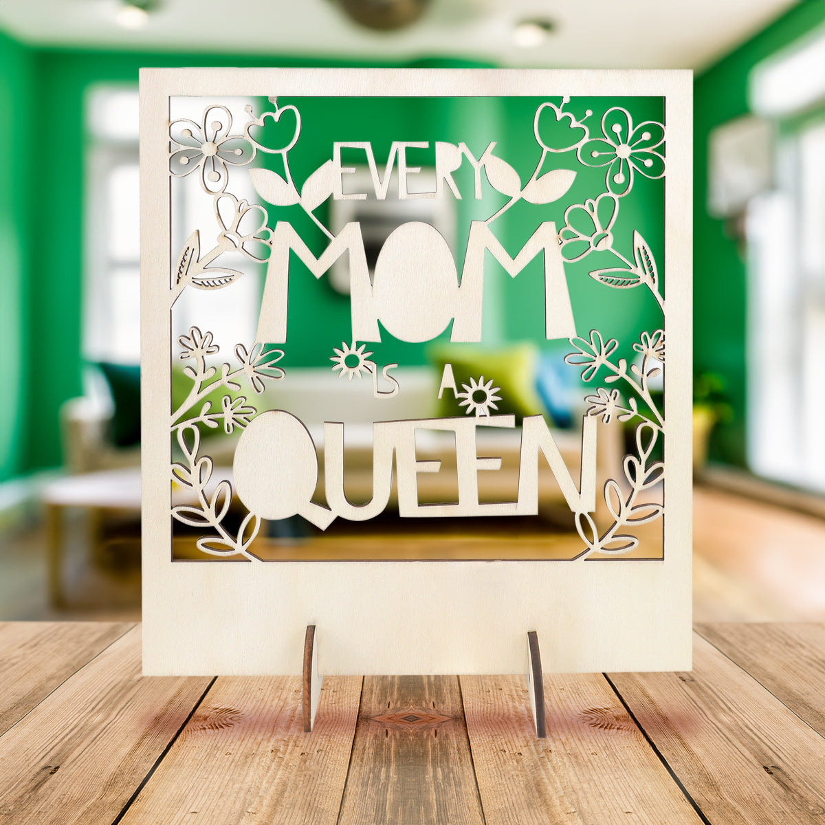 Decoración de mesa, "Every Mom is a Queen"