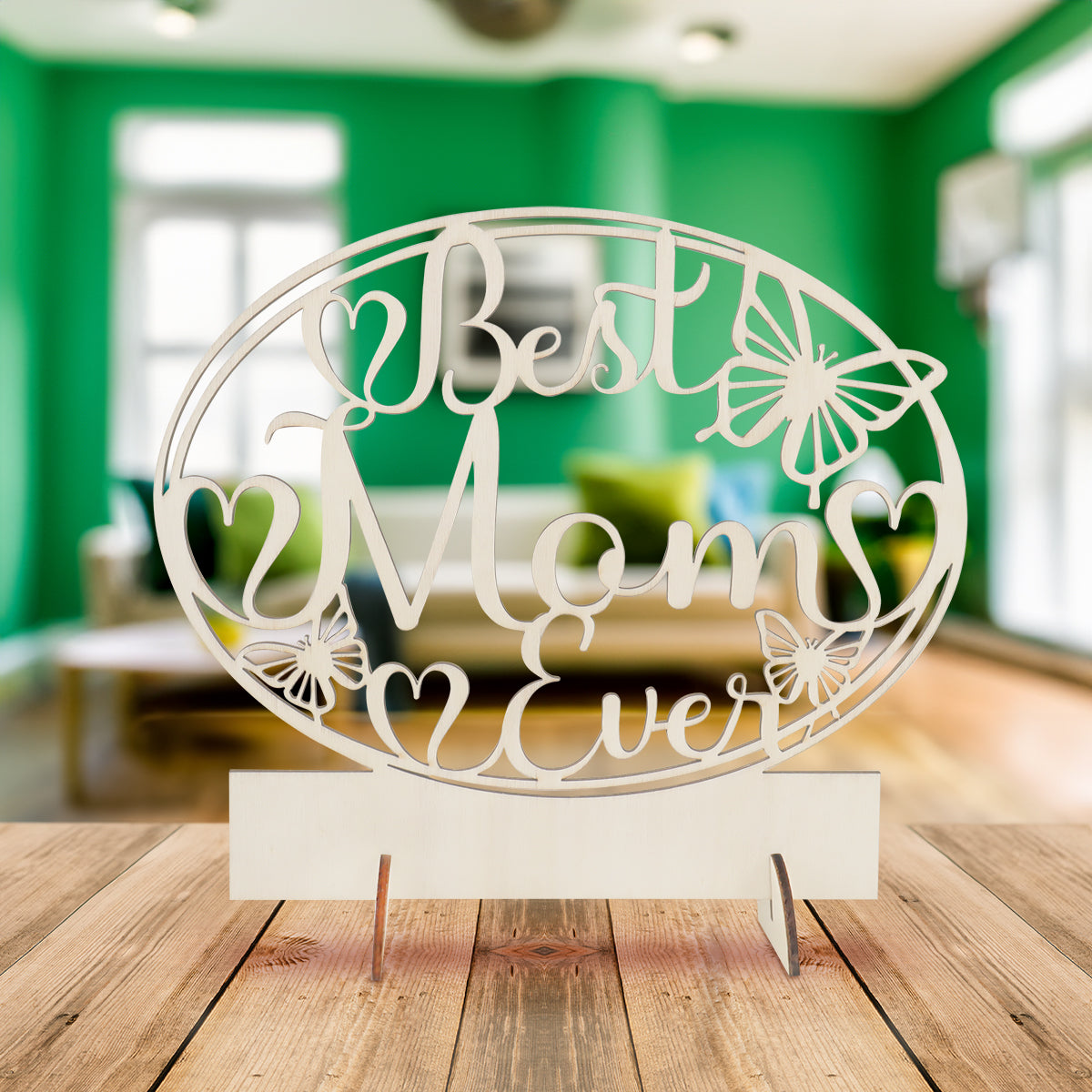 Decoración de mesa, "Best Mom Ever"