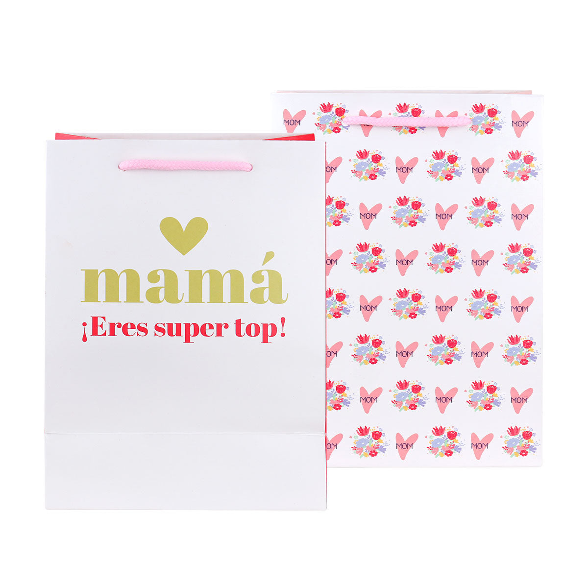 Bolsas de Regalo, Diseño Día de las Madres, 2 pzas