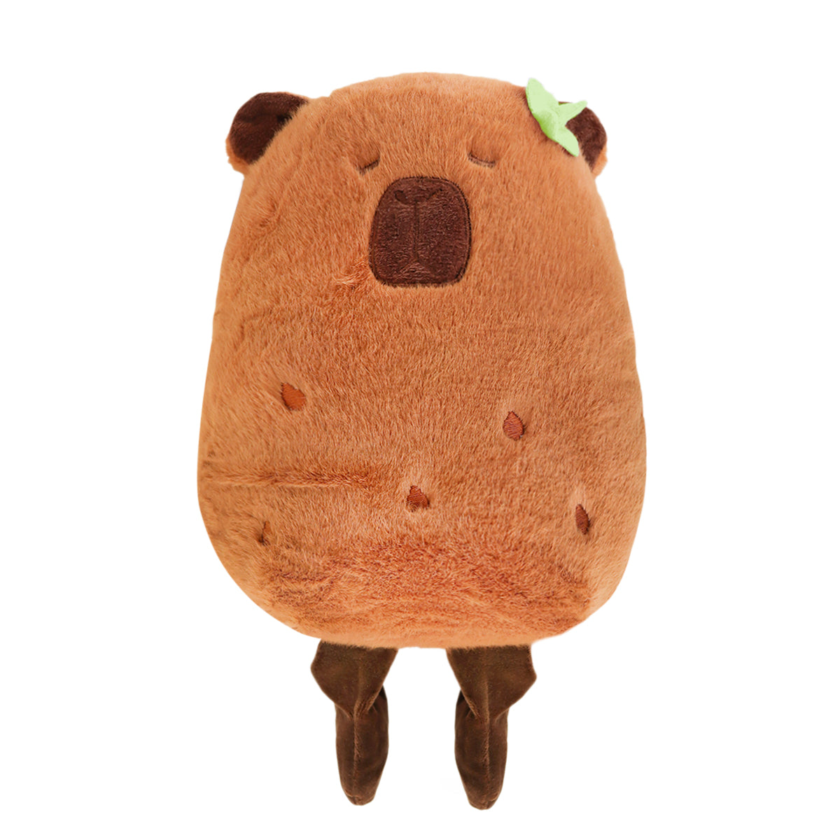 Peluche de Capibara con Flor, Color Verde
