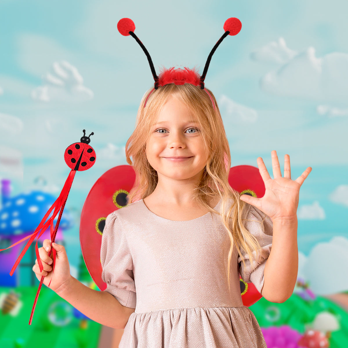 Kit de Alas, Diadema y Varita de Catarina