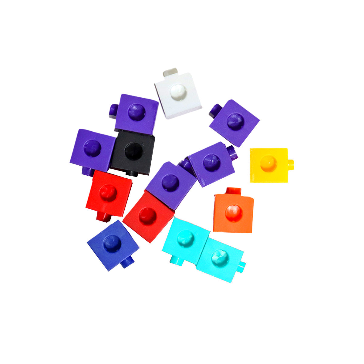 Set de Bloques para Niños en Estuche, Color Rosa, 14 pzas