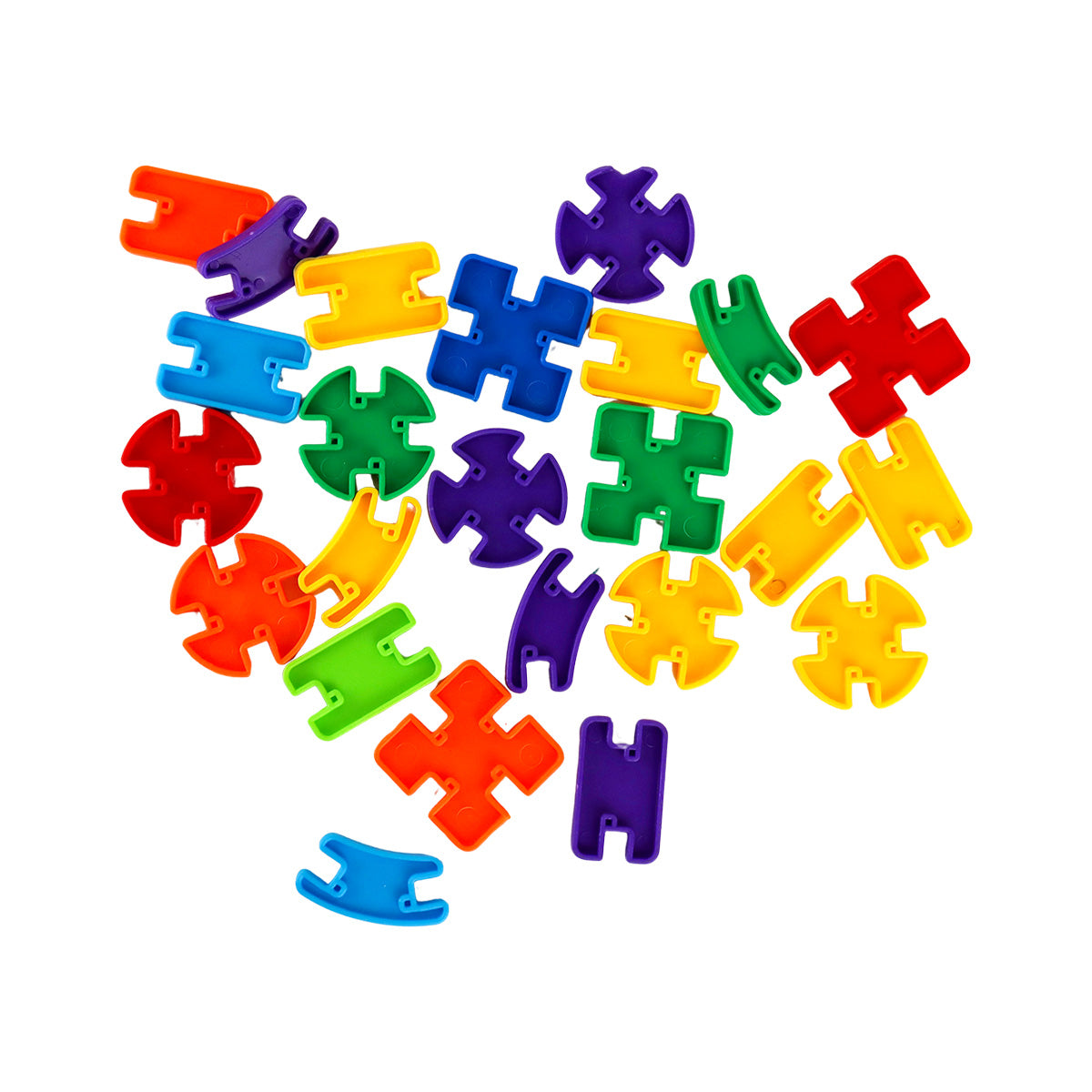 Set de Bloques para Niños en Estuche, Color Verde, 18 pzas