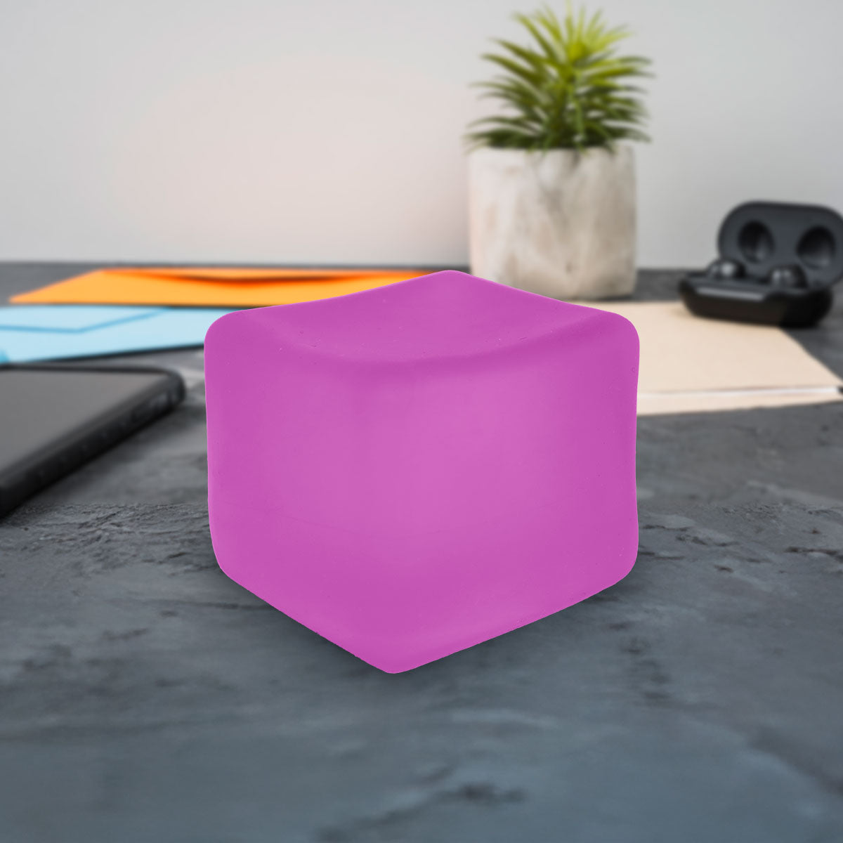 Squishy Cubo, Color Morado