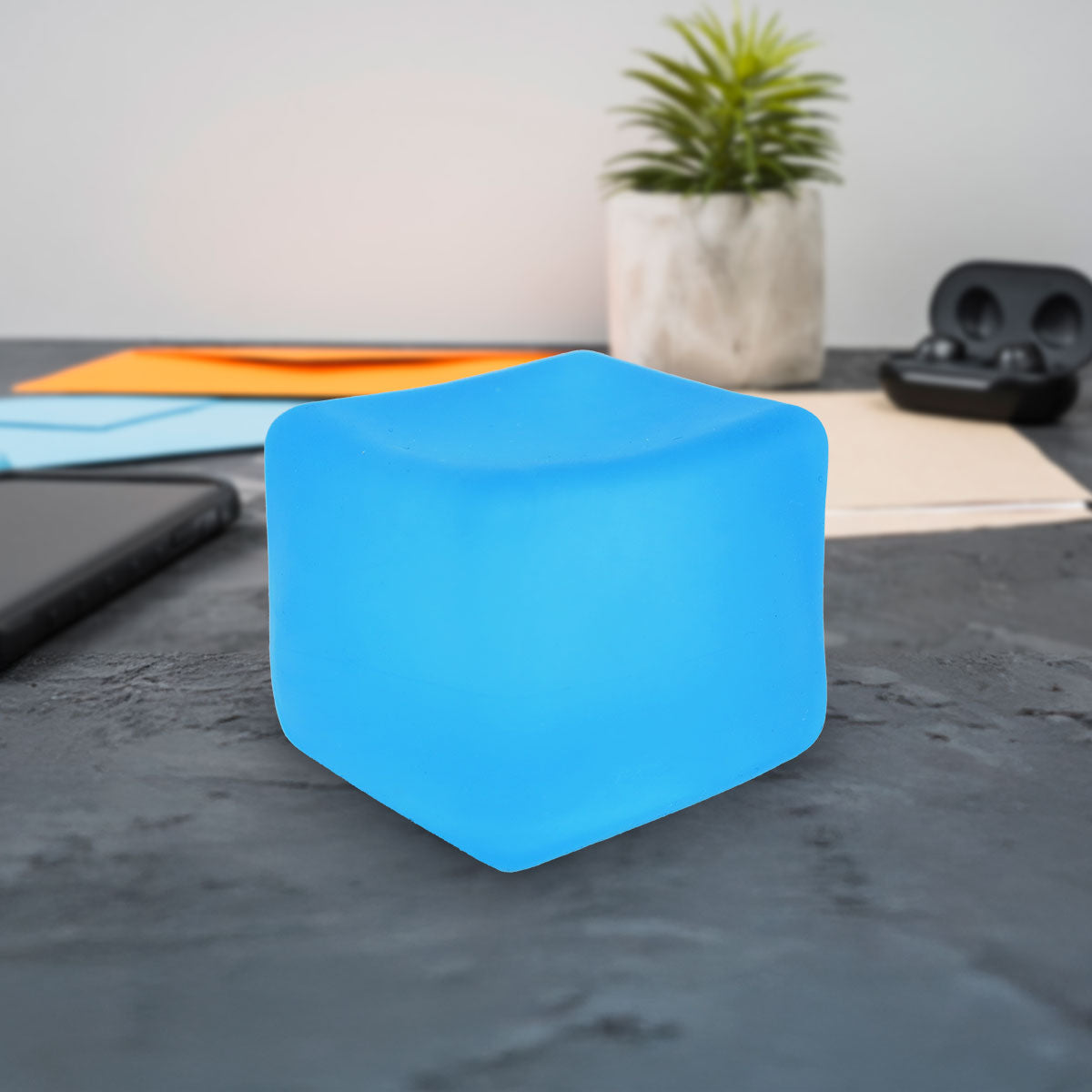 Squishy Cubo, Color Azul