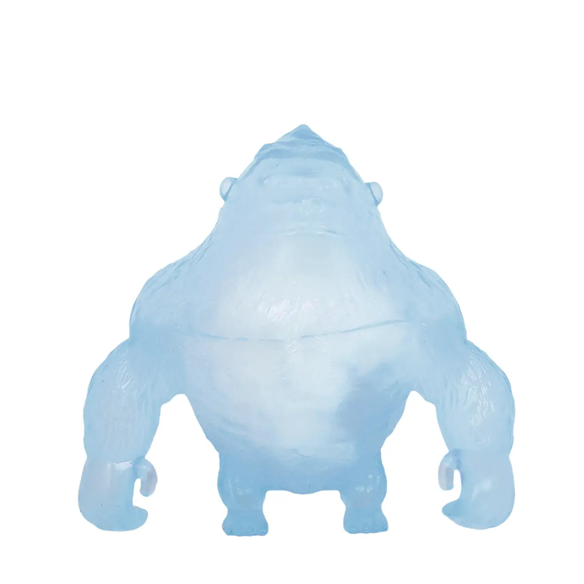 15 12TOY SQUISHY GORILA TRANSPARENTE 1PZAZUL