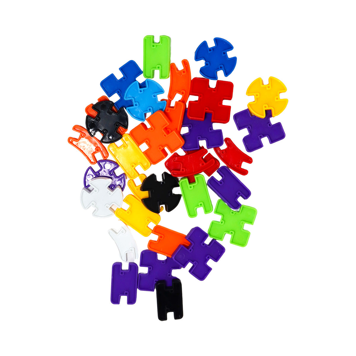 Set de Bloques para Niños en Estuche de Cápsula, Forma Plus-Plus