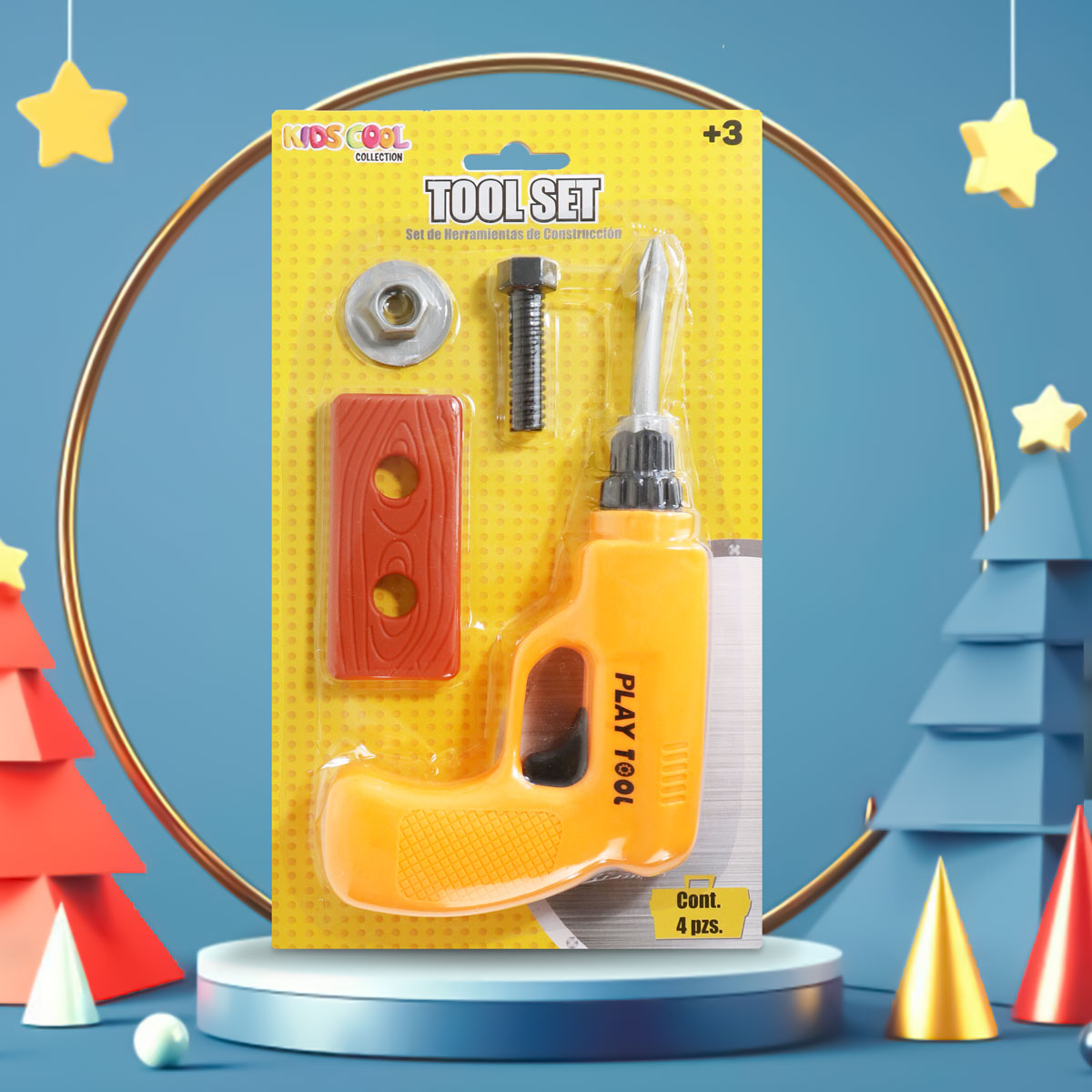 Set de Herramientas de Juguete, Taladro, Tool Set