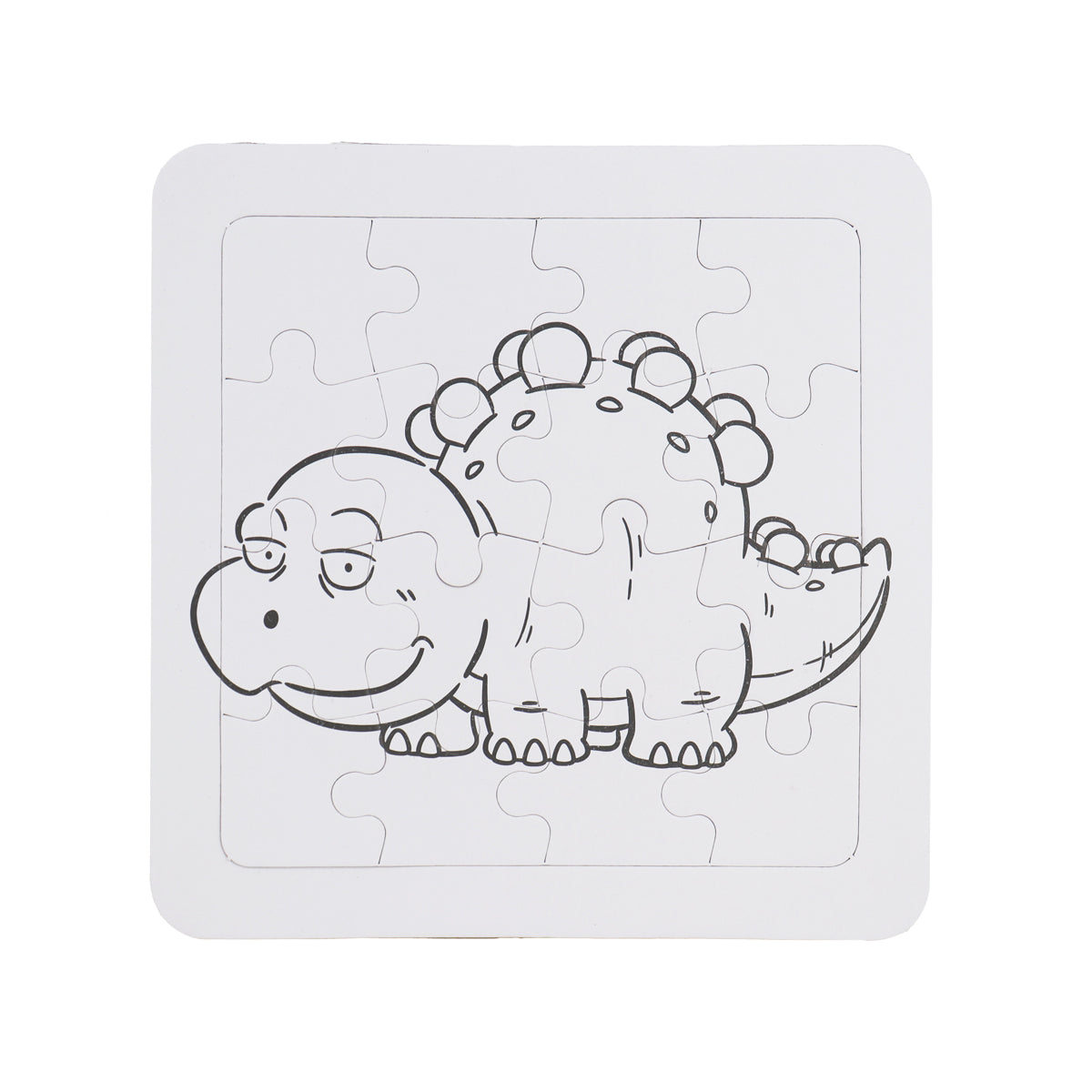 Rompecabezas de Dinosaurios para Colorear, 8 pzas