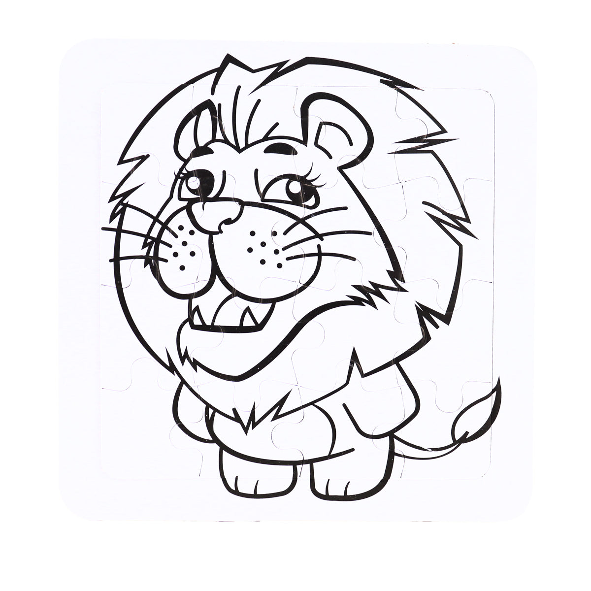 Rompecabezas de Animales para Colorear, 8 pzas