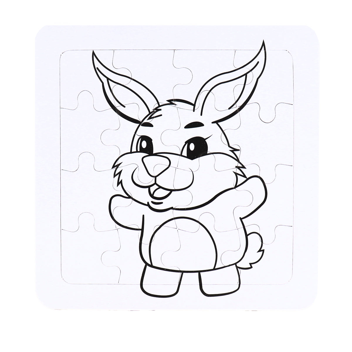 Rompecabezas de Animales para Colorear, 8 pzas