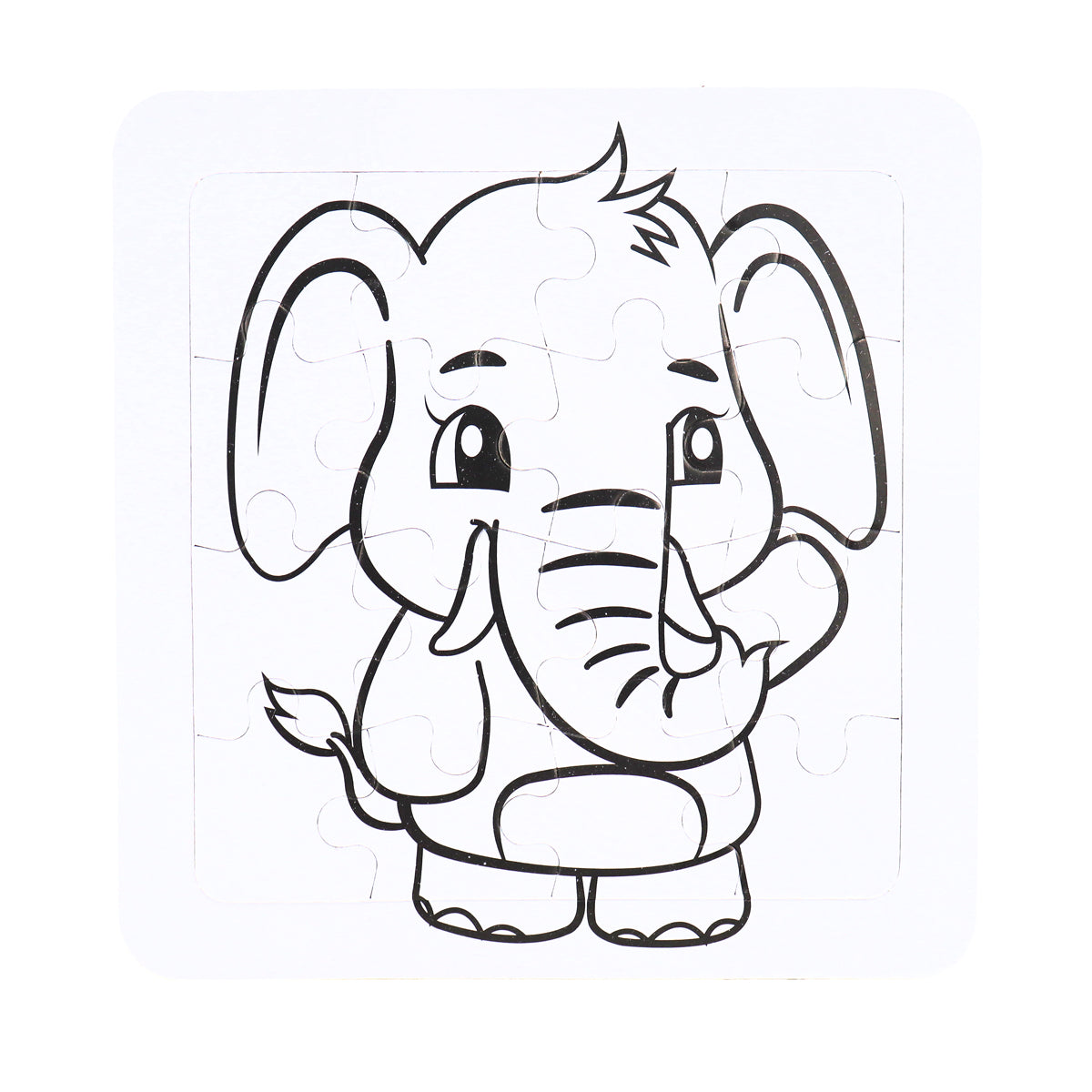 Rompecabezas de Animales para Colorear, 8 pzas