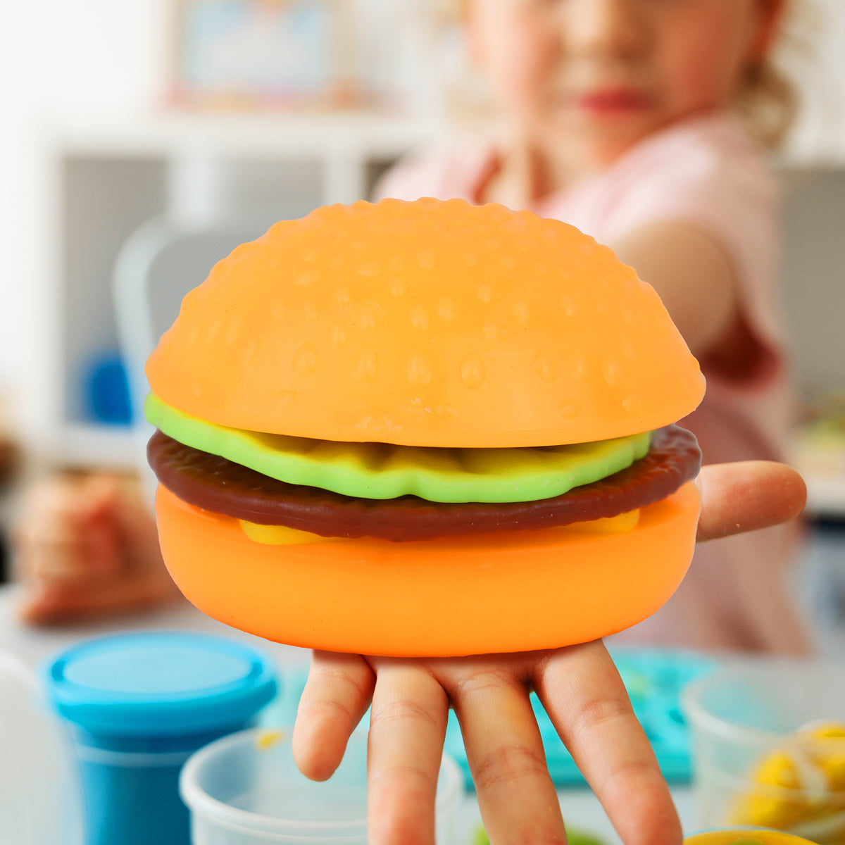 Juguete Hamburguesa Armable, 5 pzas