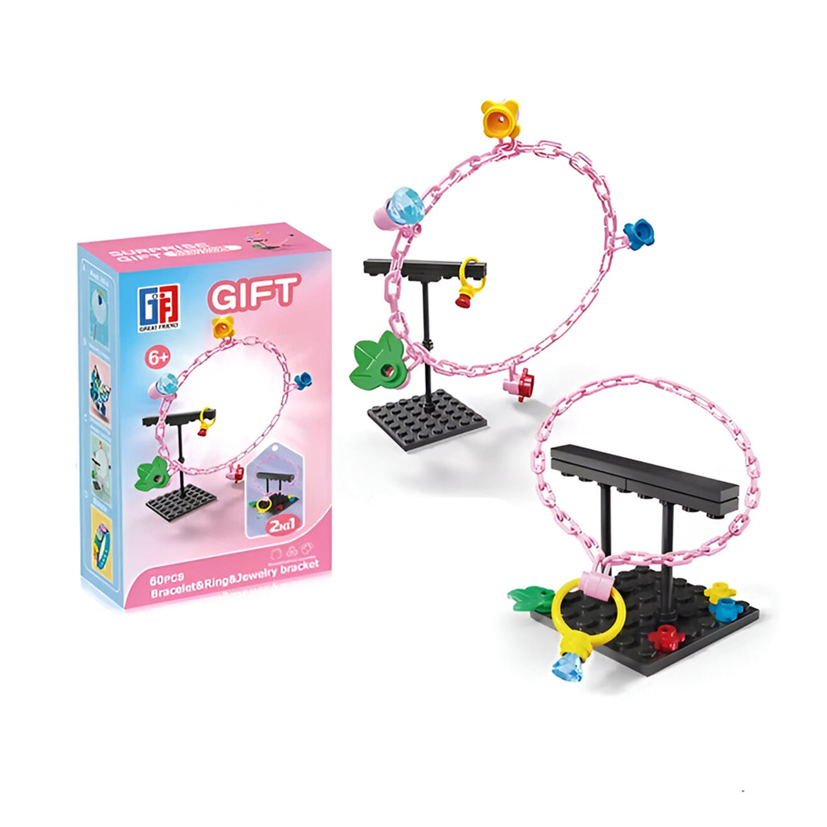 Set Armable, Pulsera y Anillo, 60 piezas