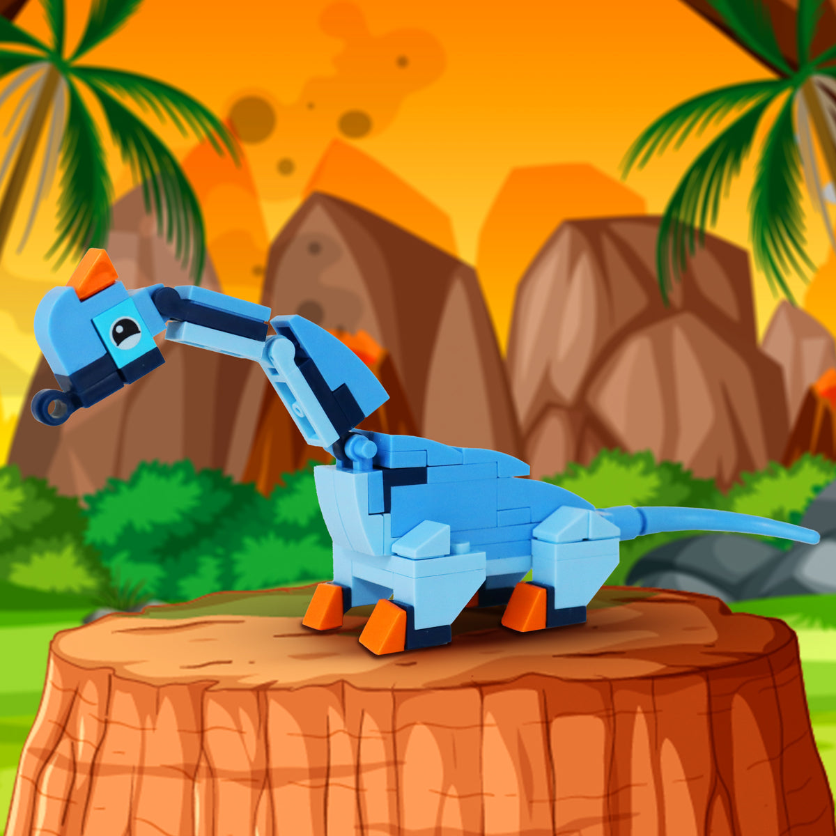 Brontosaurio, Set de Bloques de Construcción