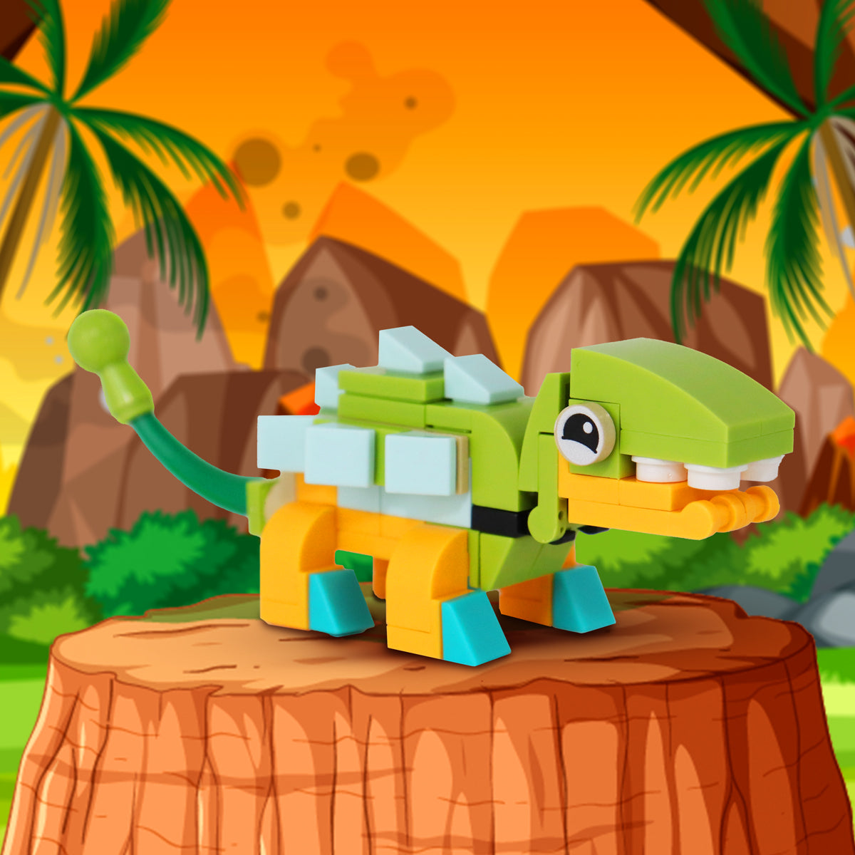 Anquilosaurio, Set de Bloques de Construcción