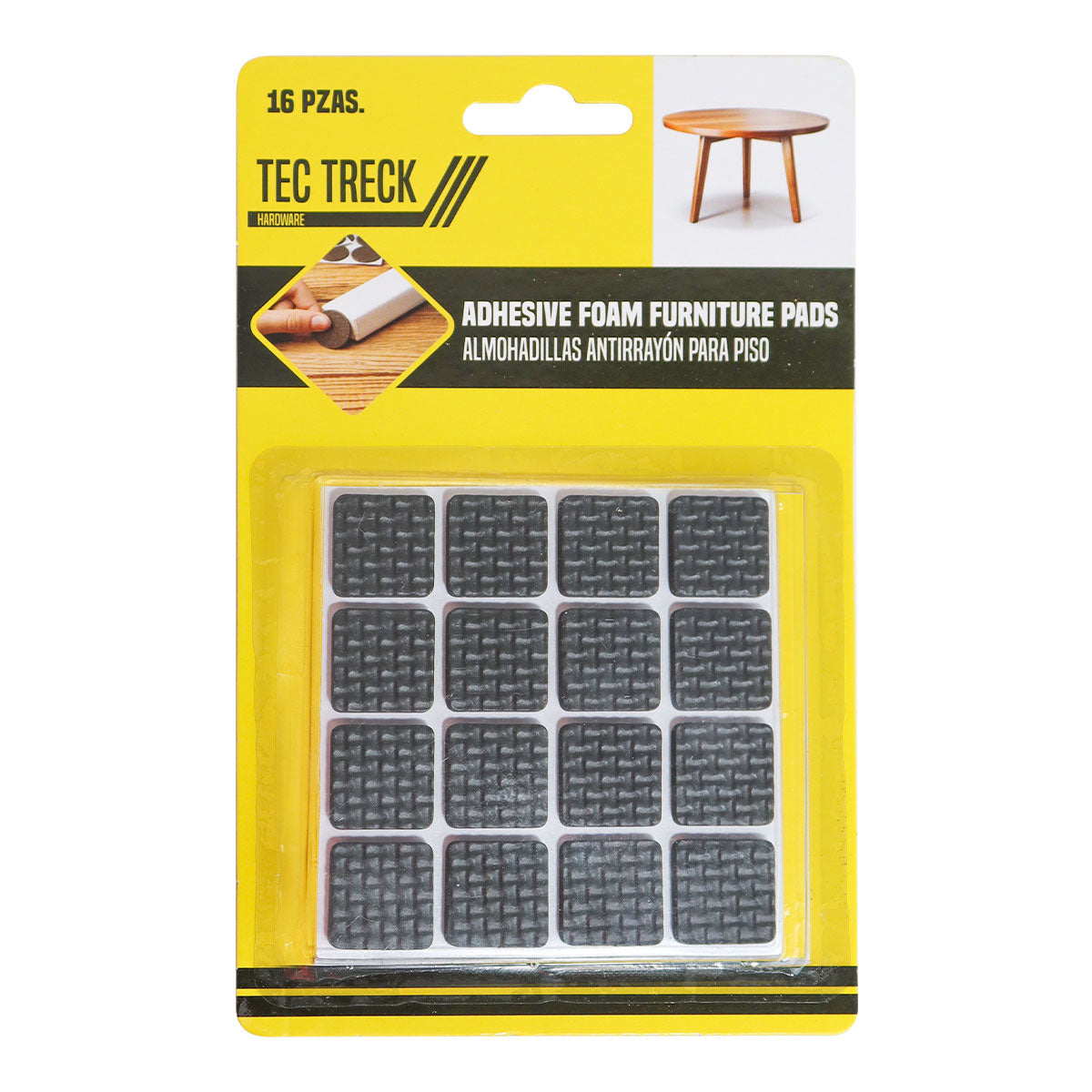 Almohadillas Antirayón para Piso Cuadradas