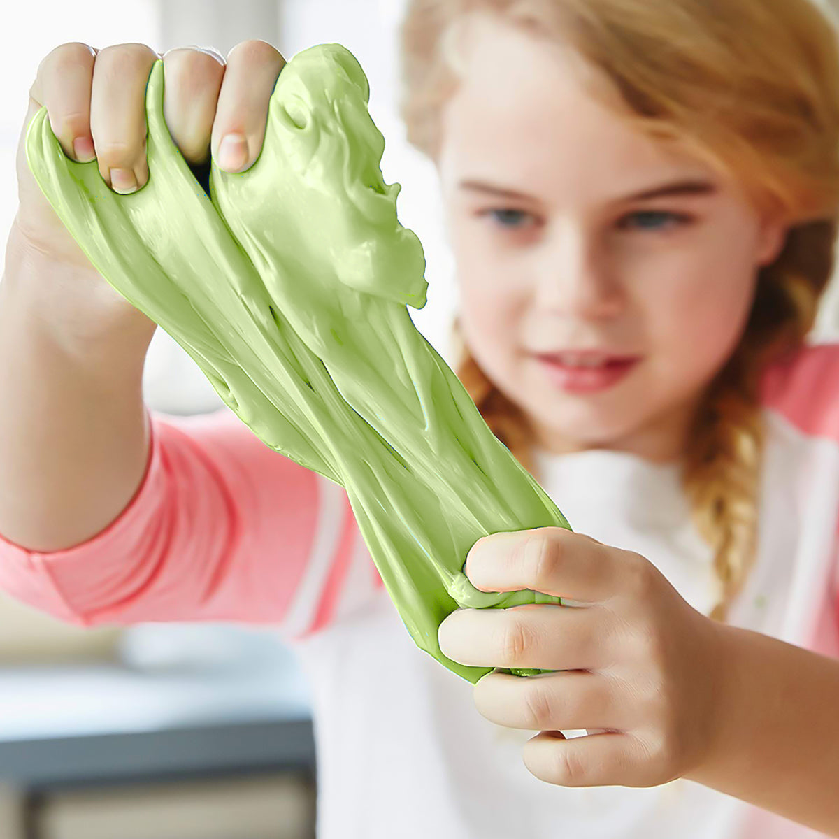 Slime, Aroma Frutal, Color Verde