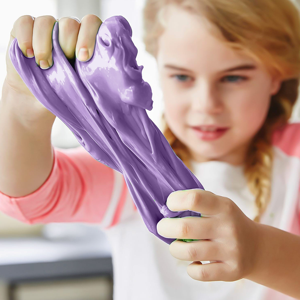 Slime, Aroma Frutal, Color Morado