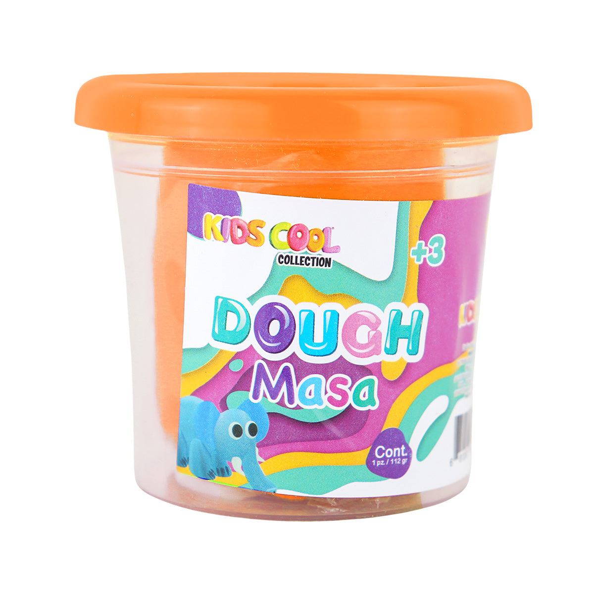 Masa para Moldear, Color Naranja