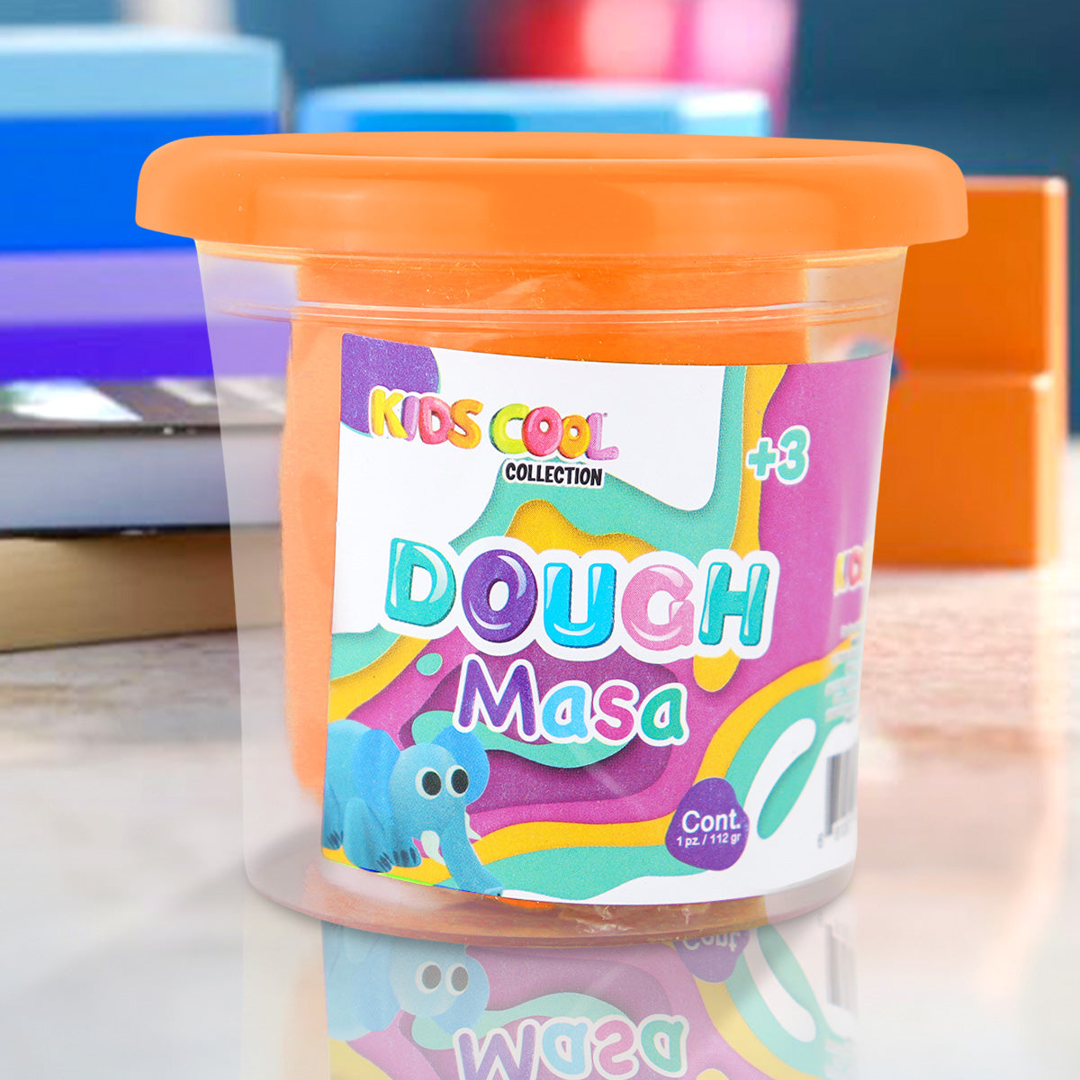 Masa para Moldear, Color Naranja