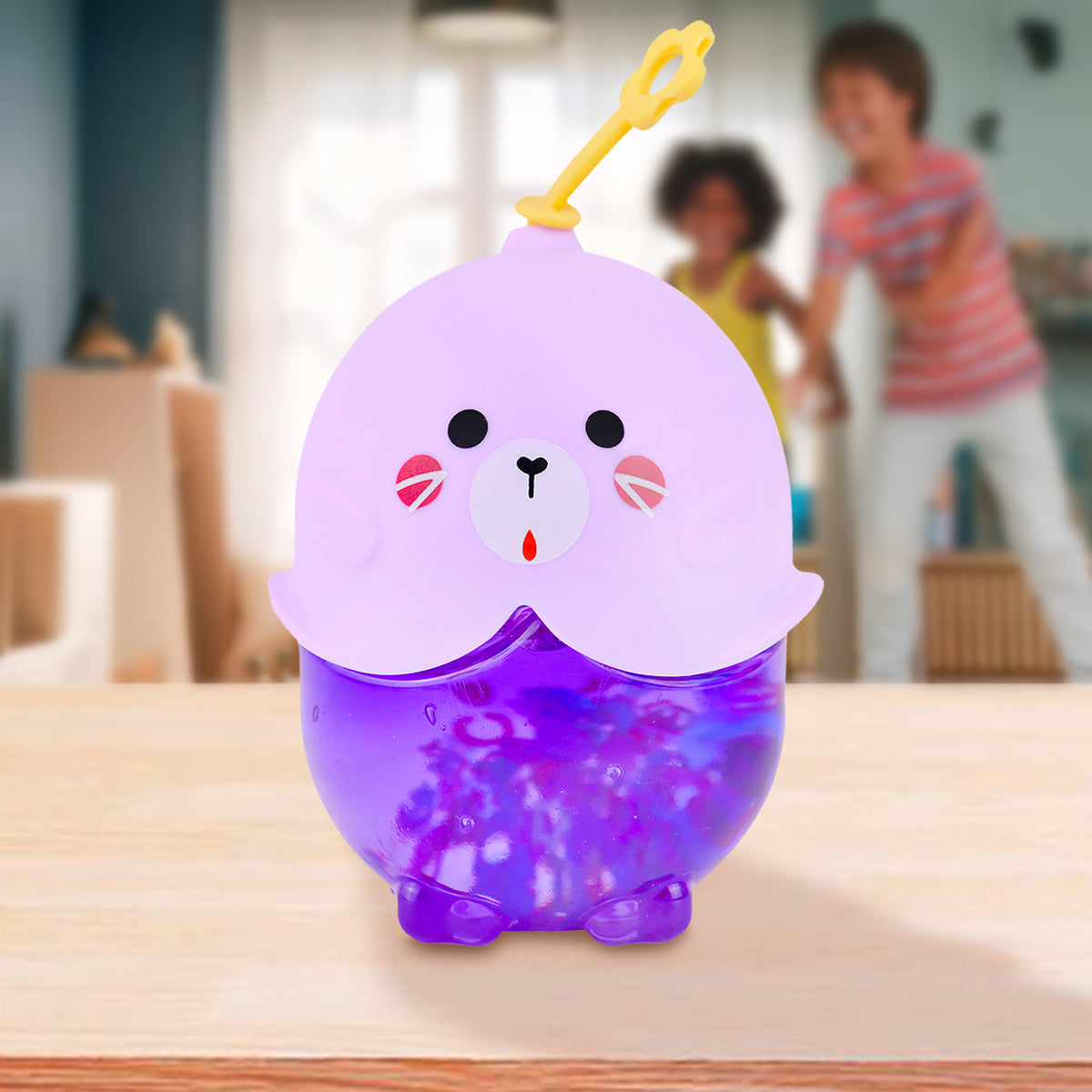 Slime Cristalino, Color Morado